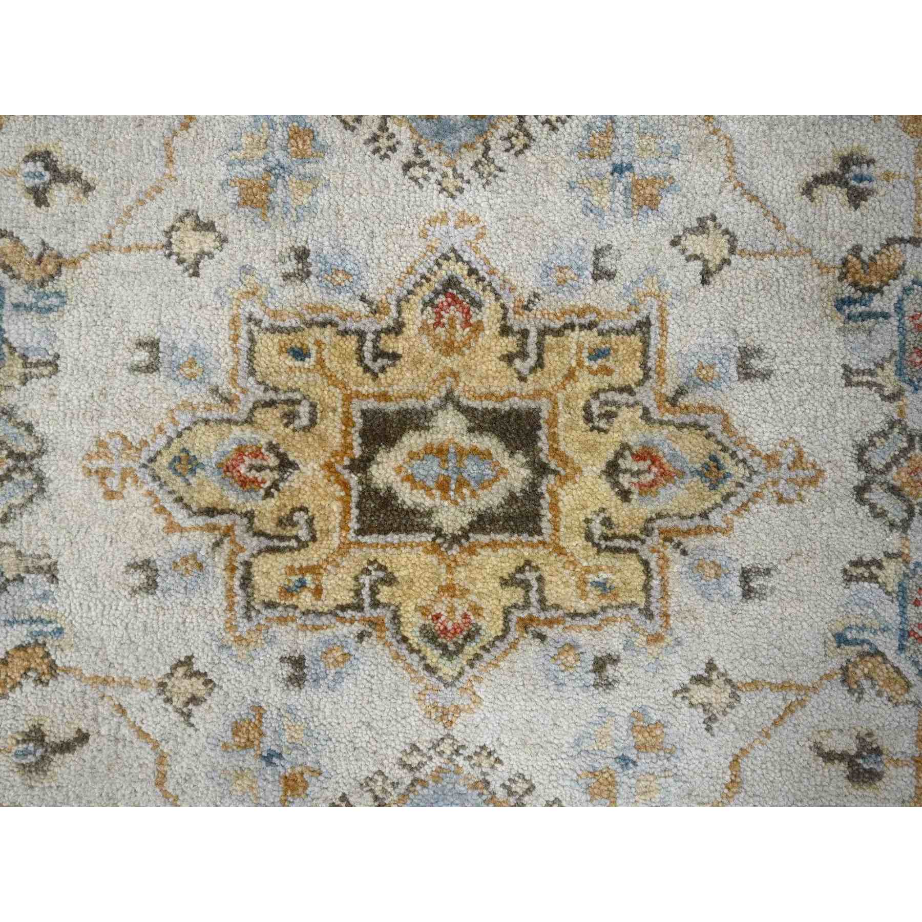 Heriz-Hand-Knotted-Rug-424205