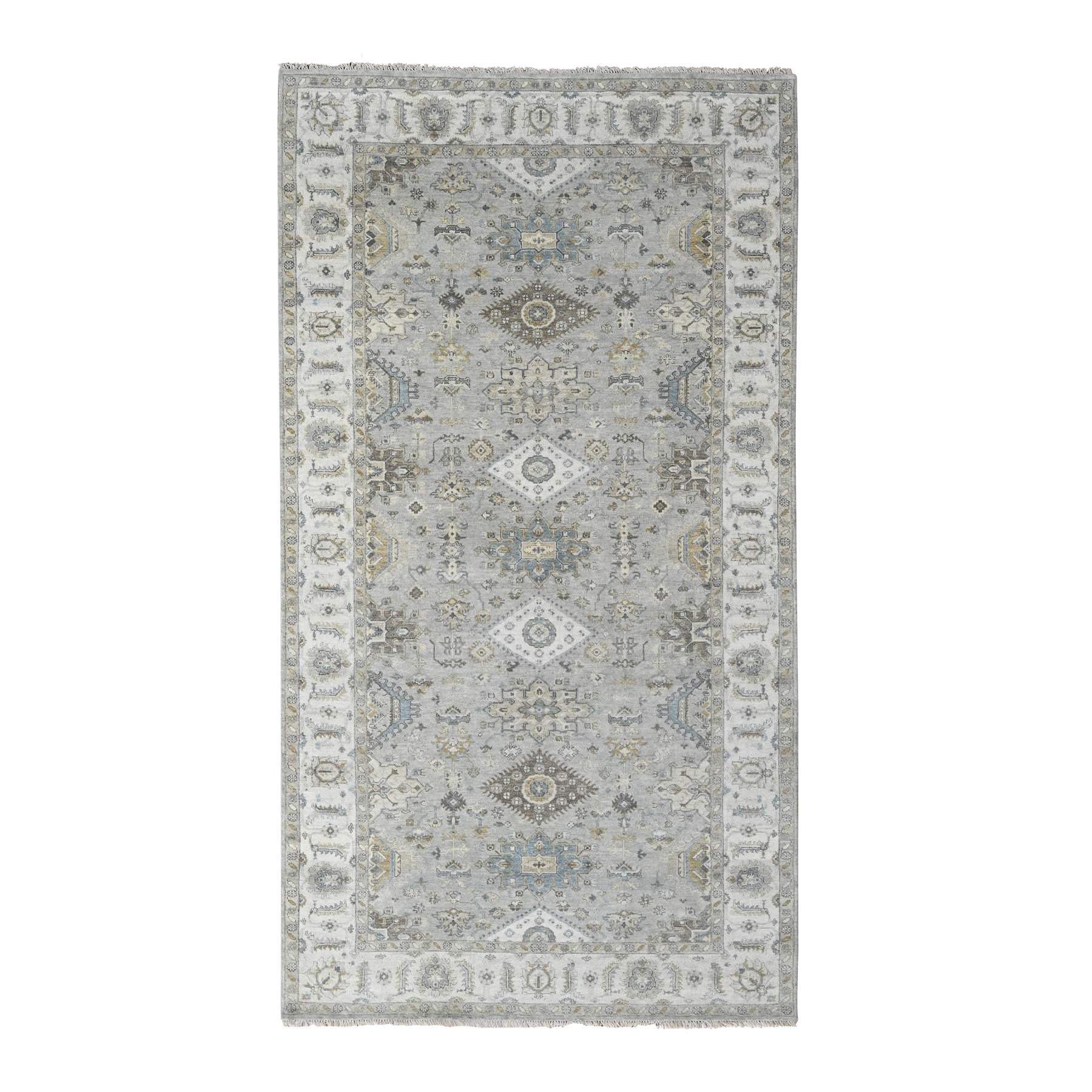 Heriz-Hand-Knotted-Rug-424530