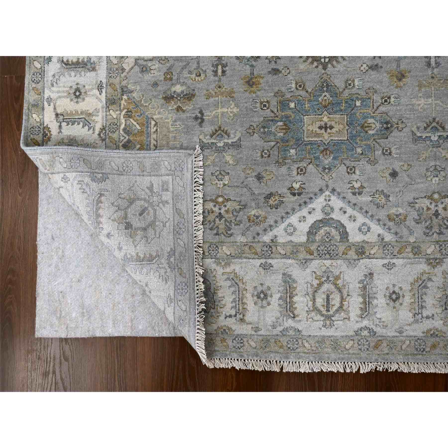 Heriz-Hand-Knotted-Rug-424530