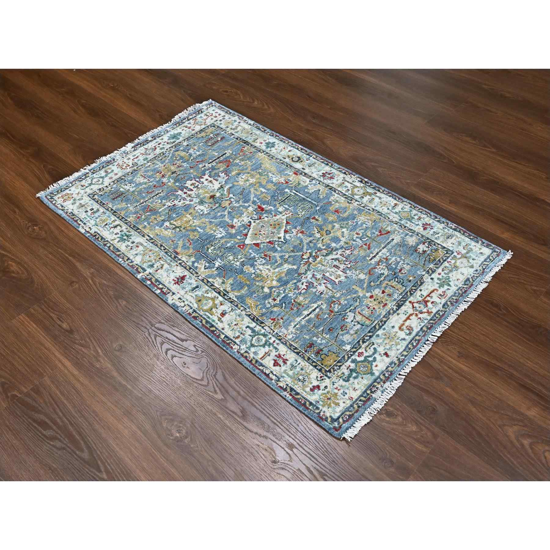 Heriz-Hand-Knotted-Rug-424765