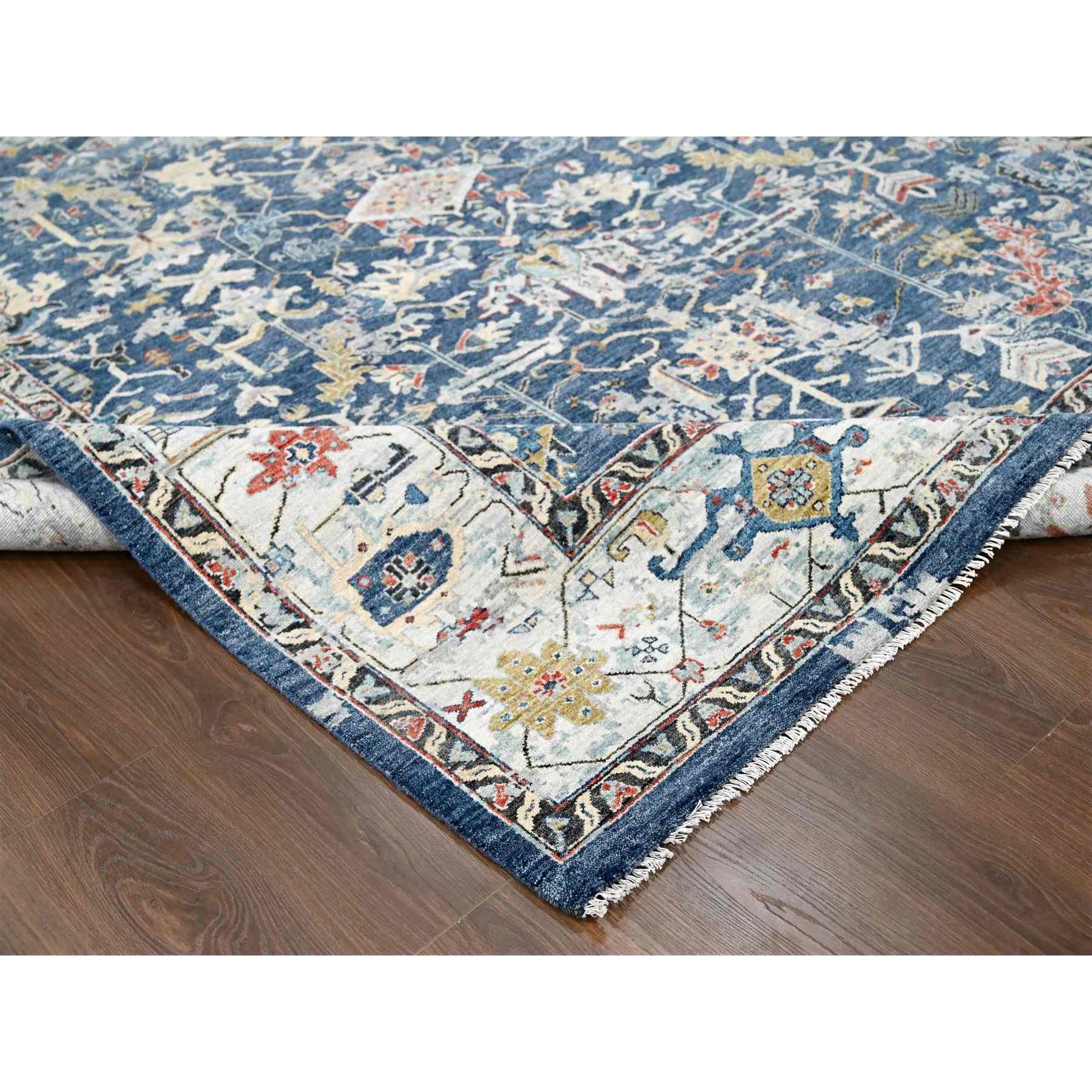 Heriz-Hand-Knotted-Rug-424855
