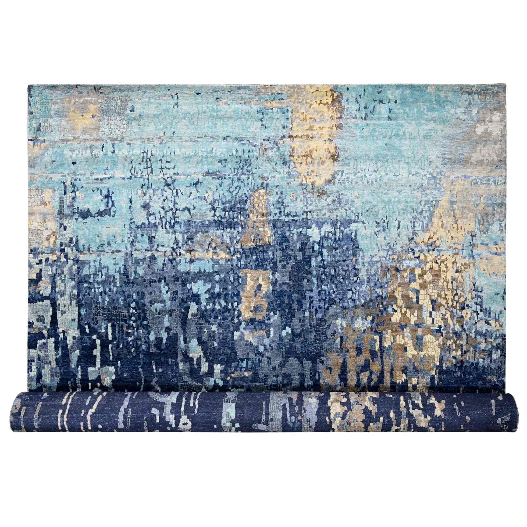 Modern-and-Contemporary-Hand-Knotted-Rug-423400