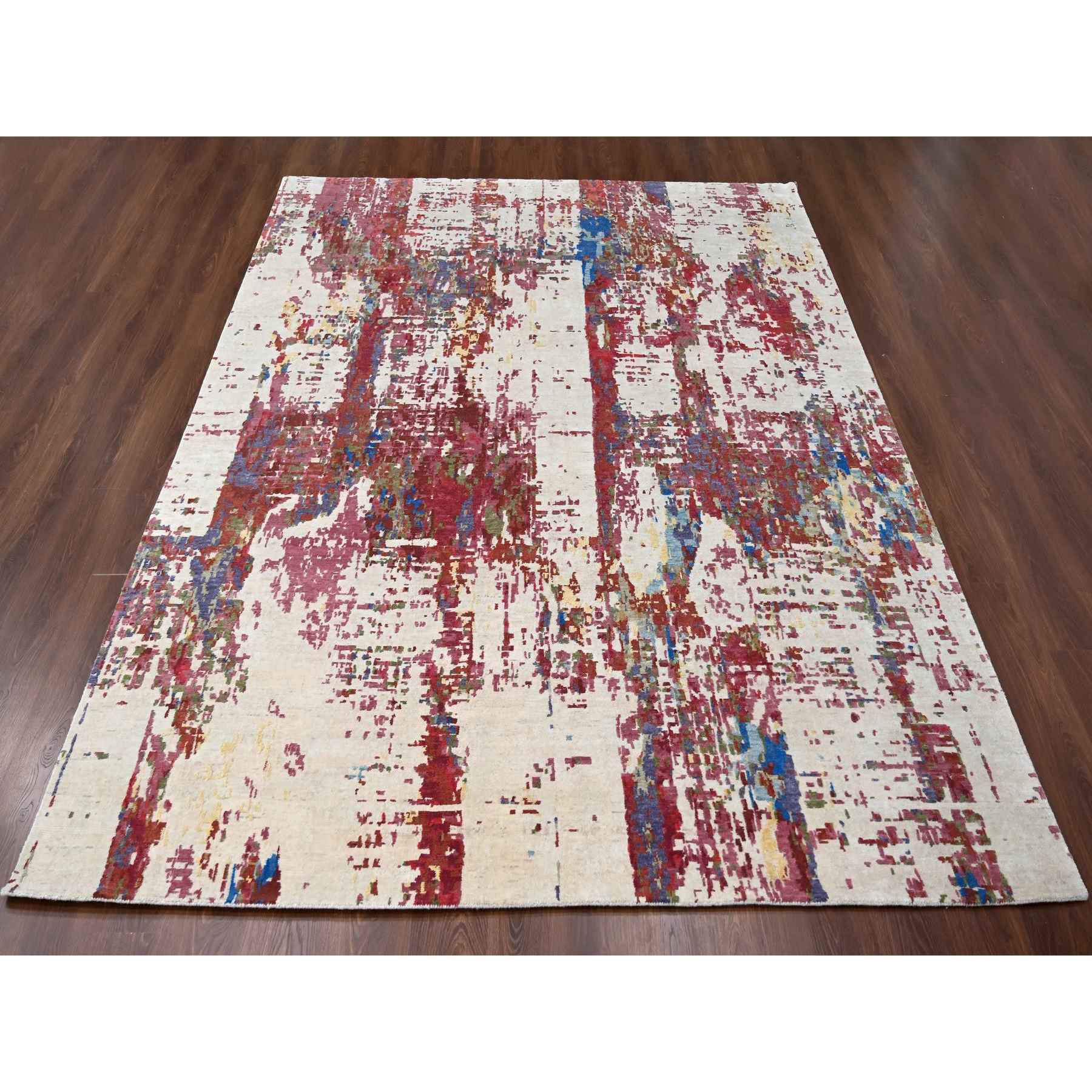 Modern-and-Contemporary-Hand-Knotted-Rug-424320