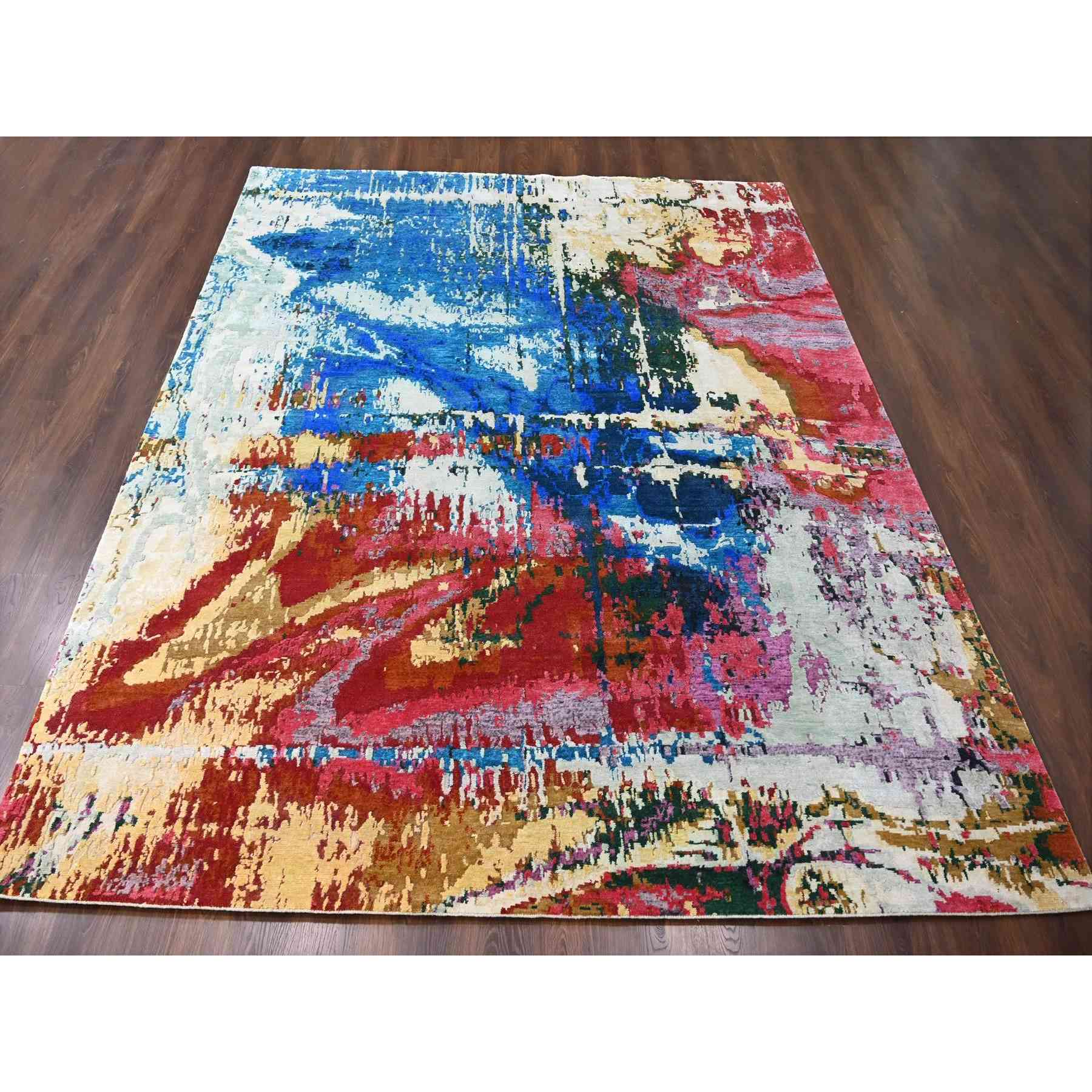 Modern-and-Contemporary-Hand-Knotted-Rug-424650