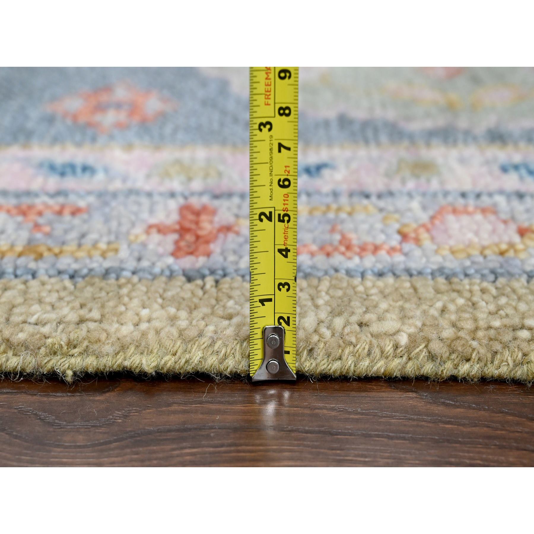 Oushak-And-Peshawar-Hand-Knotted-Rug-422555