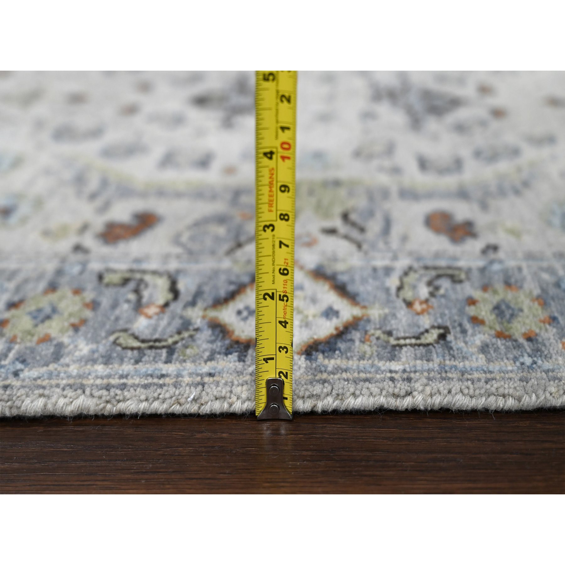 Oushak-And-Peshawar-Hand-Knotted-Rug-423675