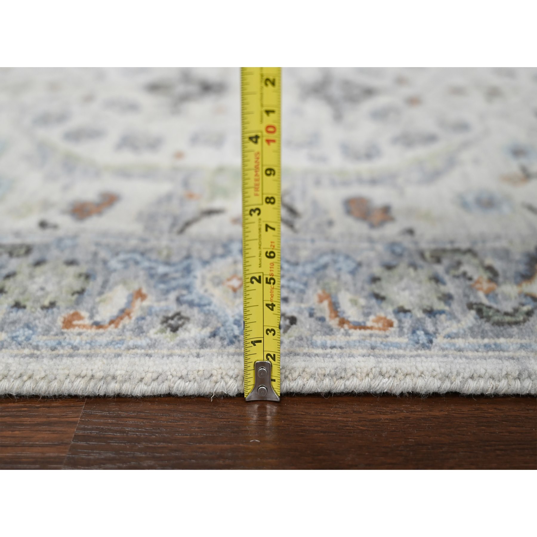 Oushak-And-Peshawar-Hand-Knotted-Rug-423930