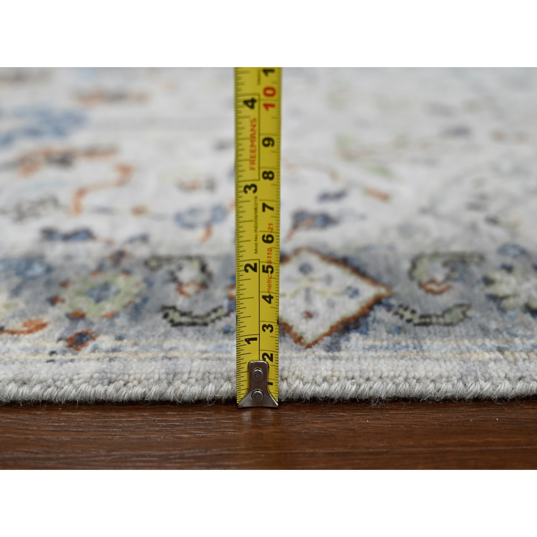 Oushak-And-Peshawar-Hand-Knotted-Rug-423960