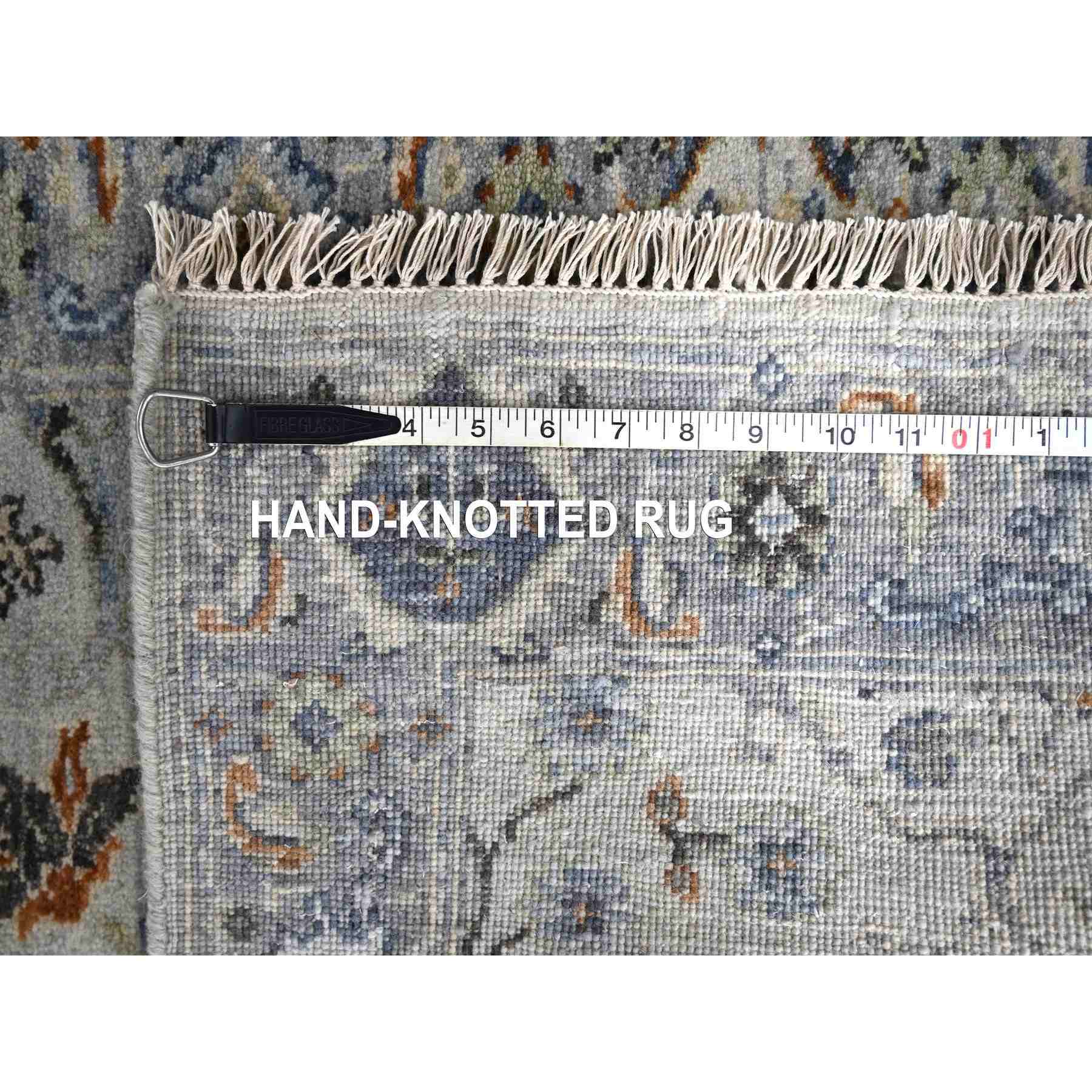 Oushak-And-Peshawar-Hand-Knotted-Rug-424210