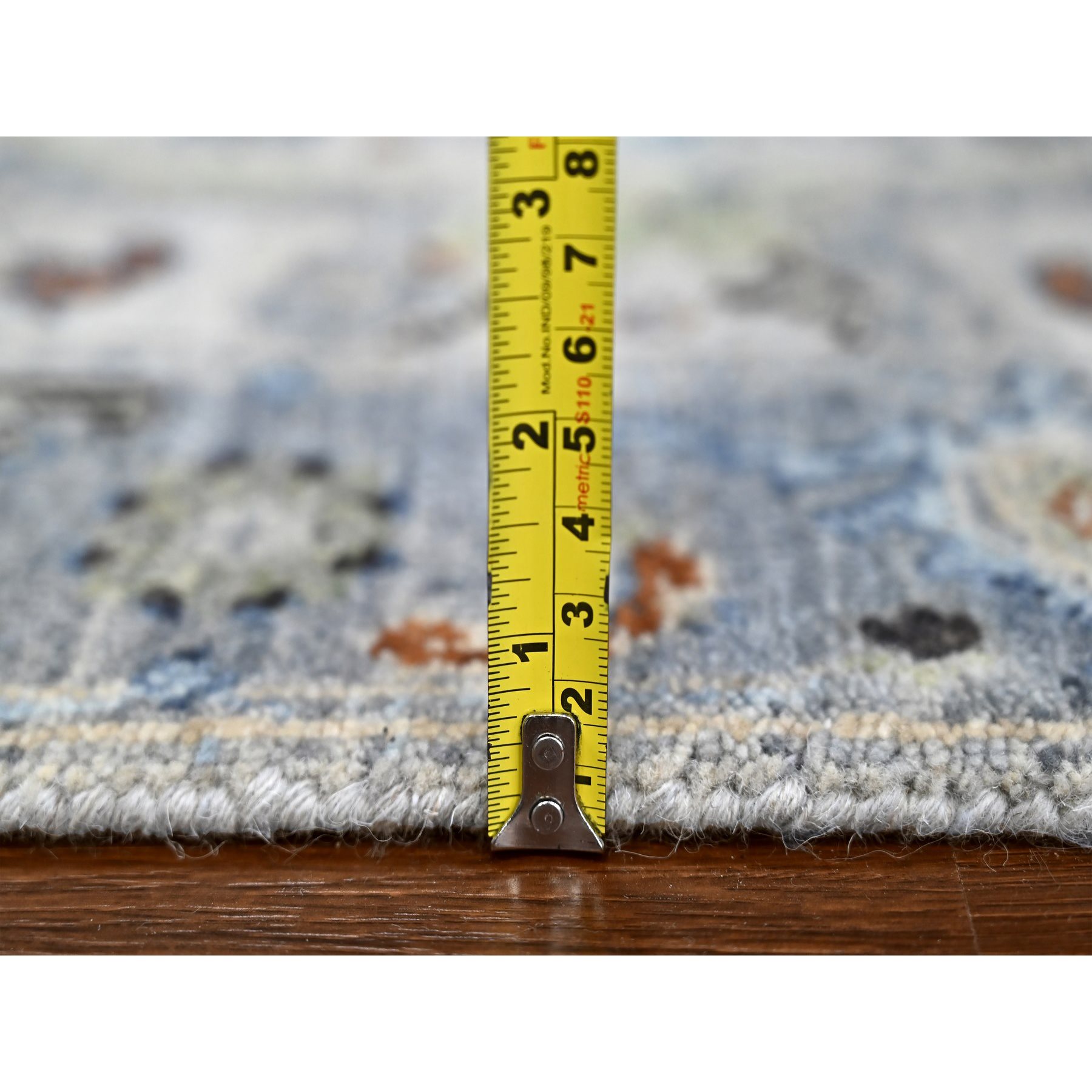 Oushak-And-Peshawar-Hand-Knotted-Rug-424915