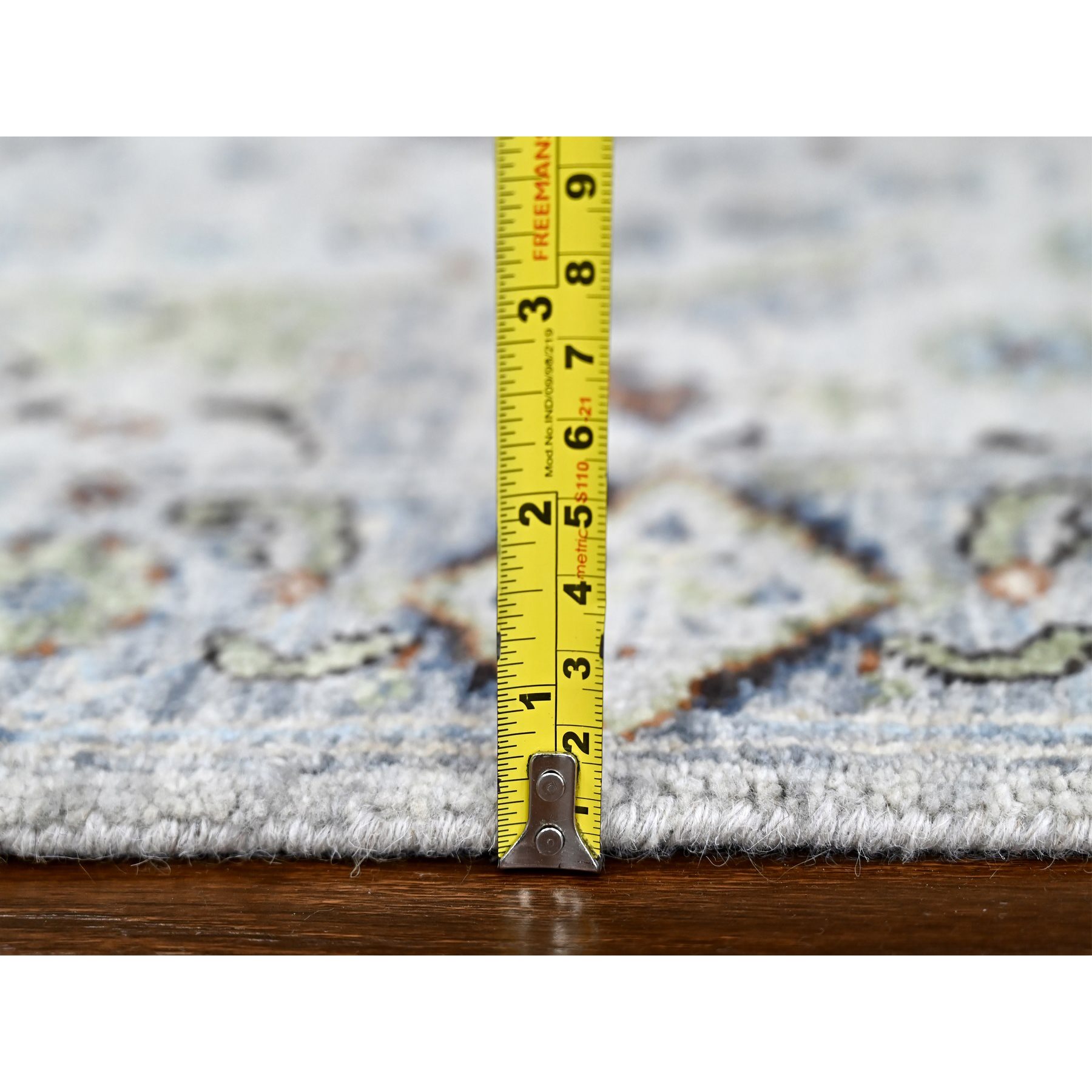 Oushak-And-Peshawar-Hand-Knotted-Rug-424930