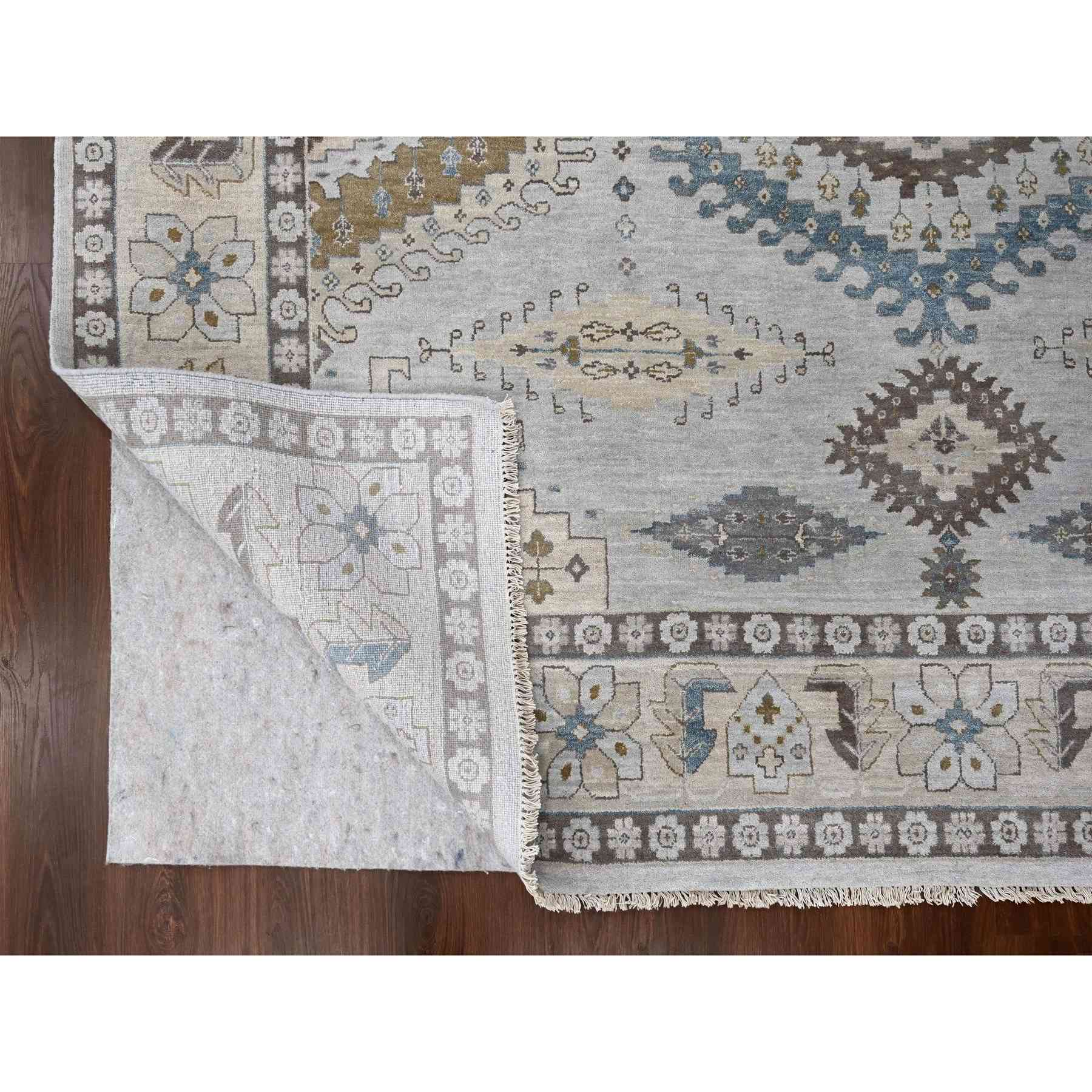 Tribal-Geometric-Hand-Knotted-Rug-423800