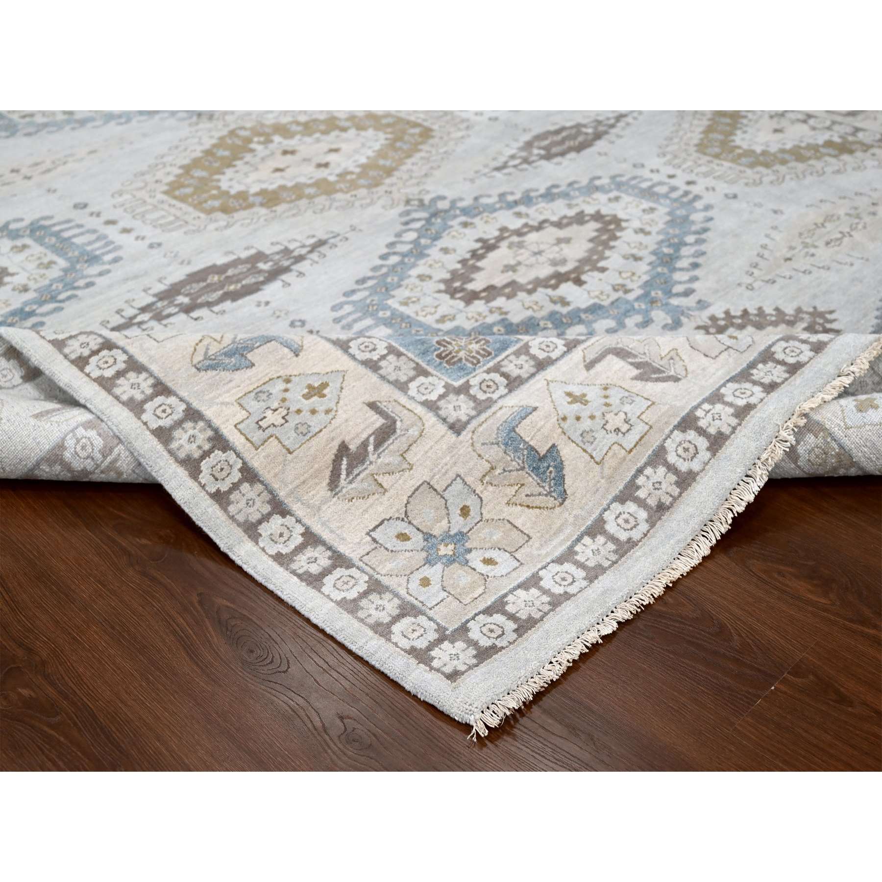 Tribal-Geometric-Hand-Knotted-Rug-423800