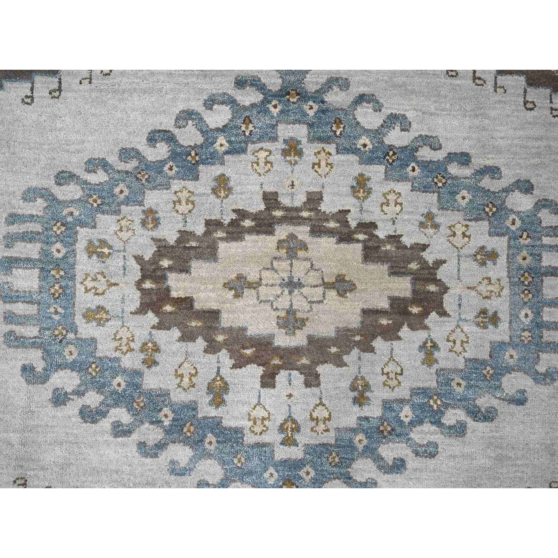 Tribal-Geometric-Hand-Knotted-Rug-423800