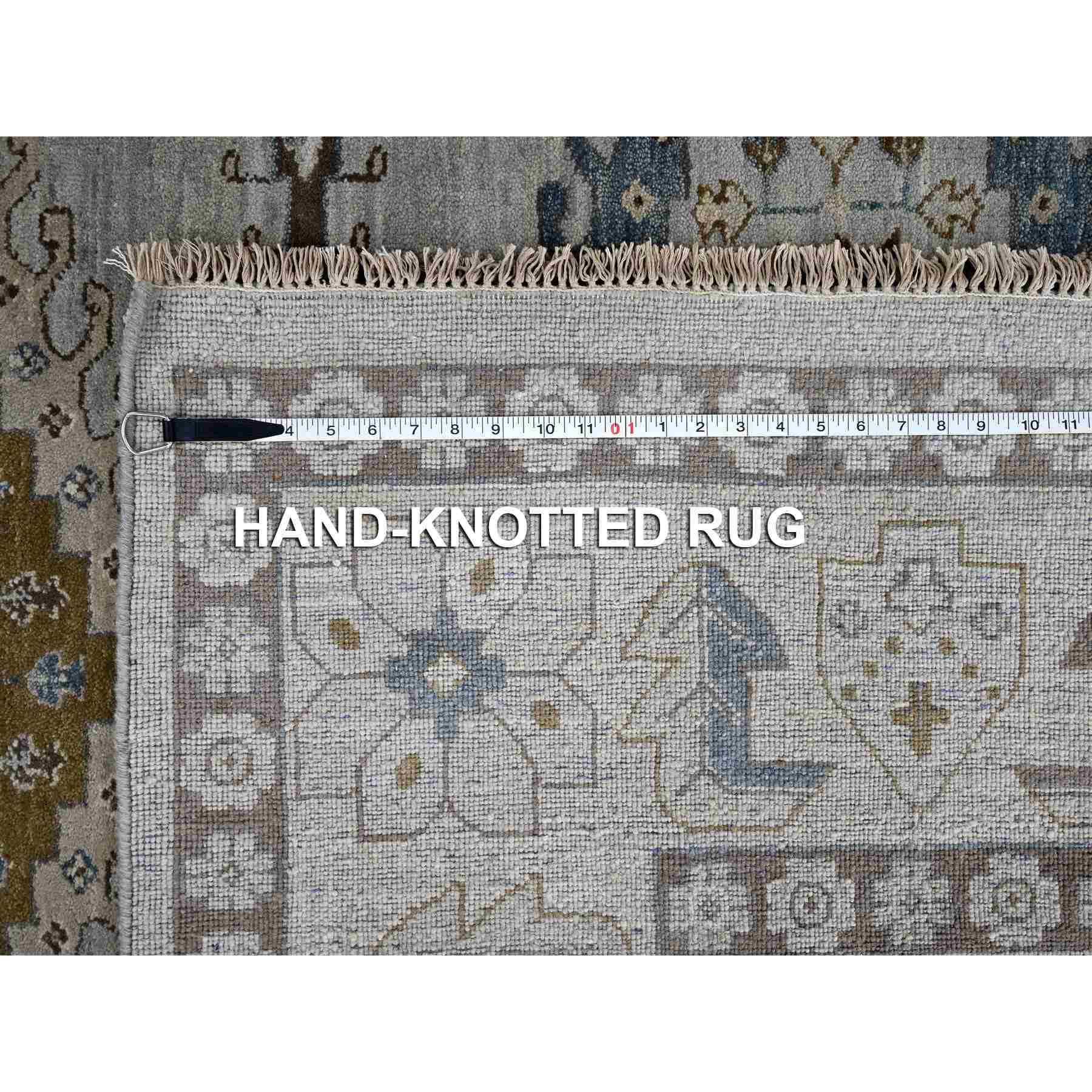 Tribal-Geometric-Hand-Knotted-Rug-423800