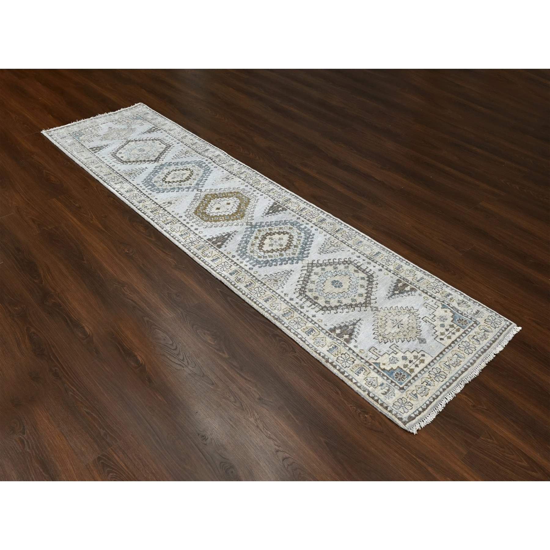 Tribal-Geometric-Hand-Knotted-Rug-424005