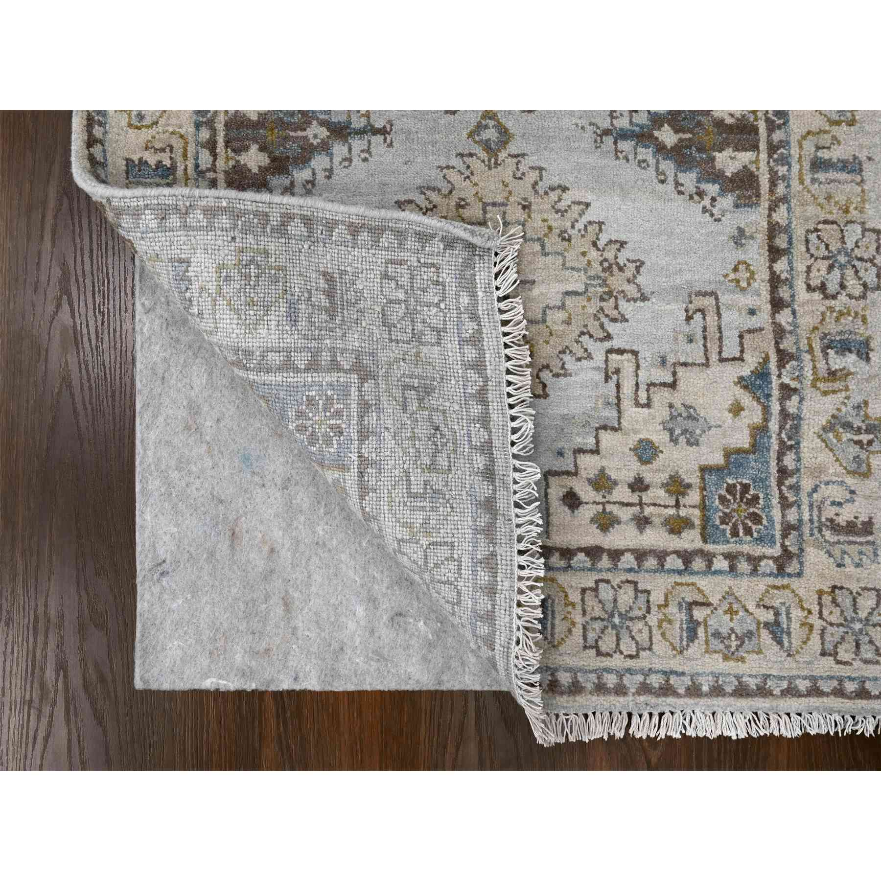 Tribal-Geometric-Hand-Knotted-Rug-424005