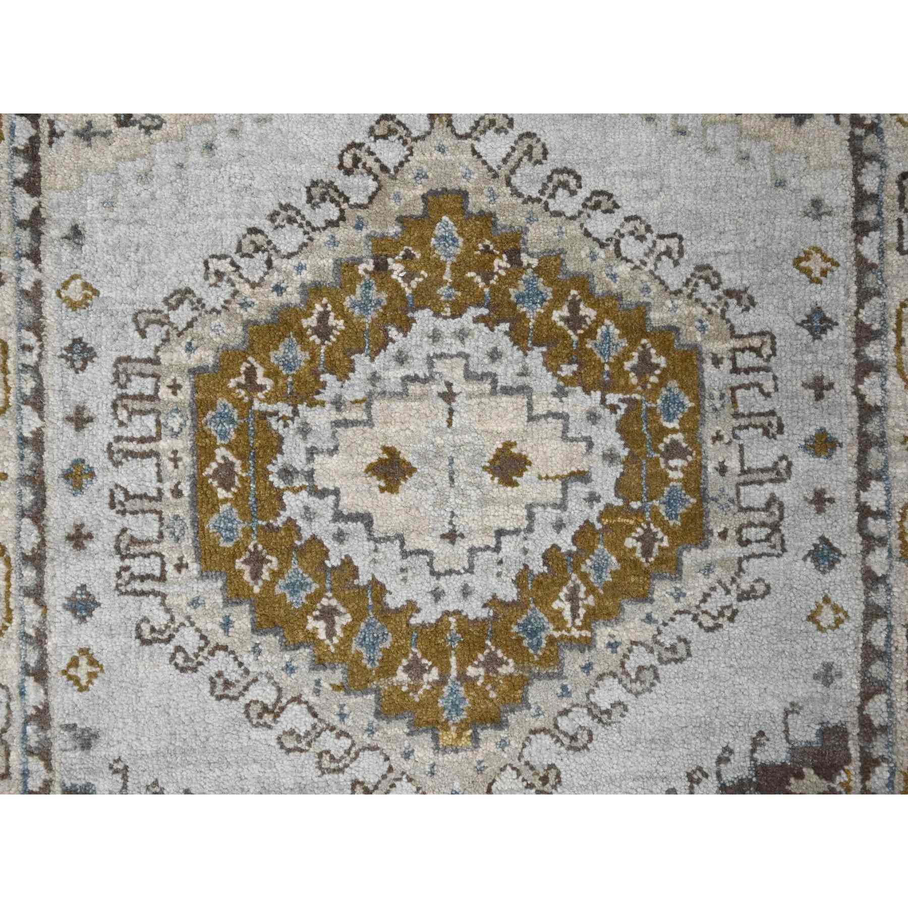 Tribal-Geometric-Hand-Knotted-Rug-424005