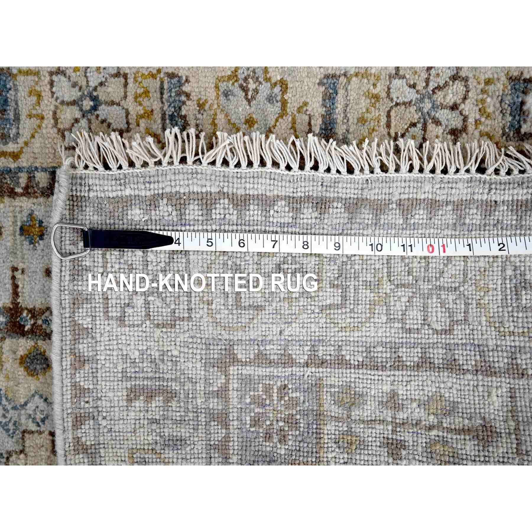 Tribal-Geometric-Hand-Knotted-Rug-424005