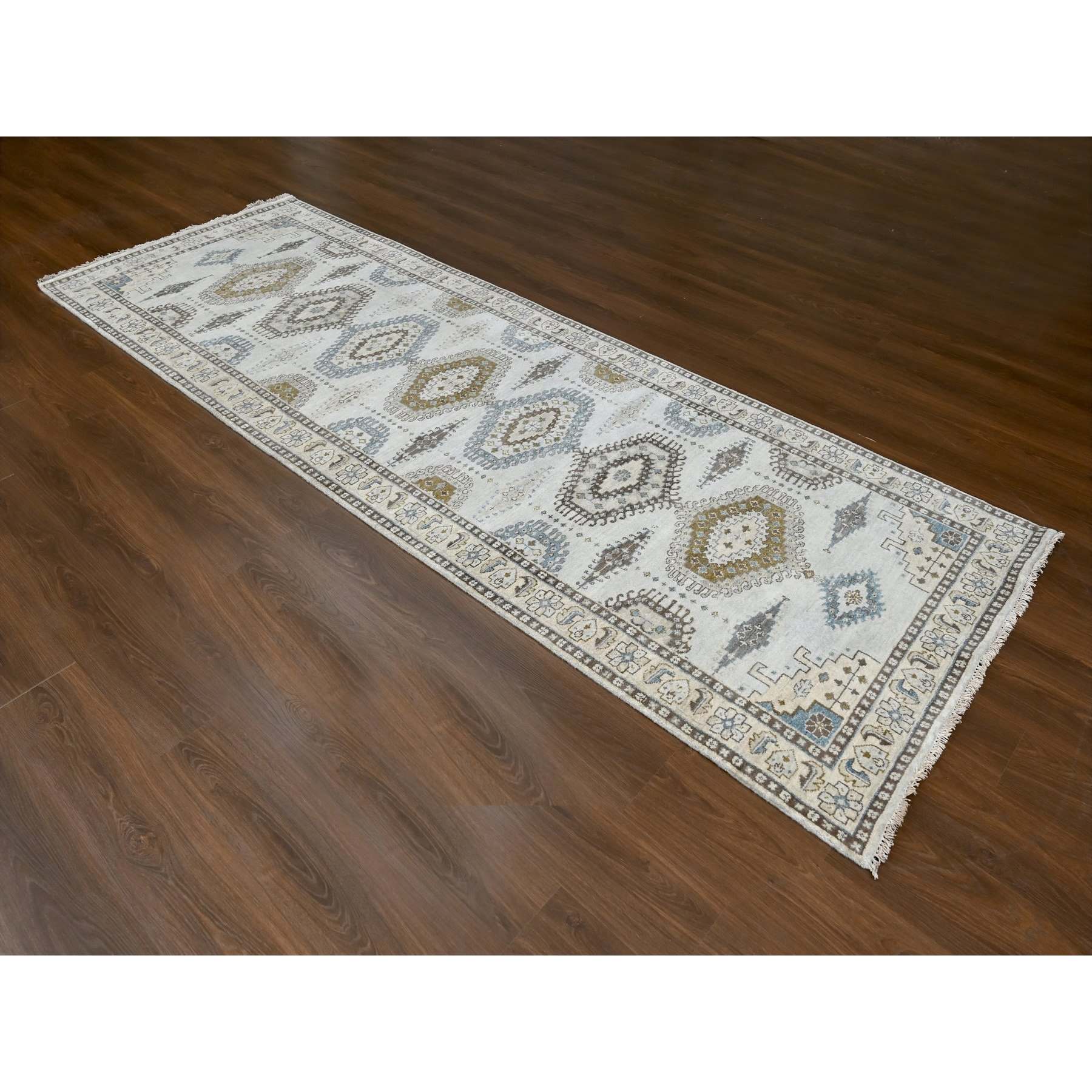 Tribal-Geometric-Hand-Knotted-Rug-424090
