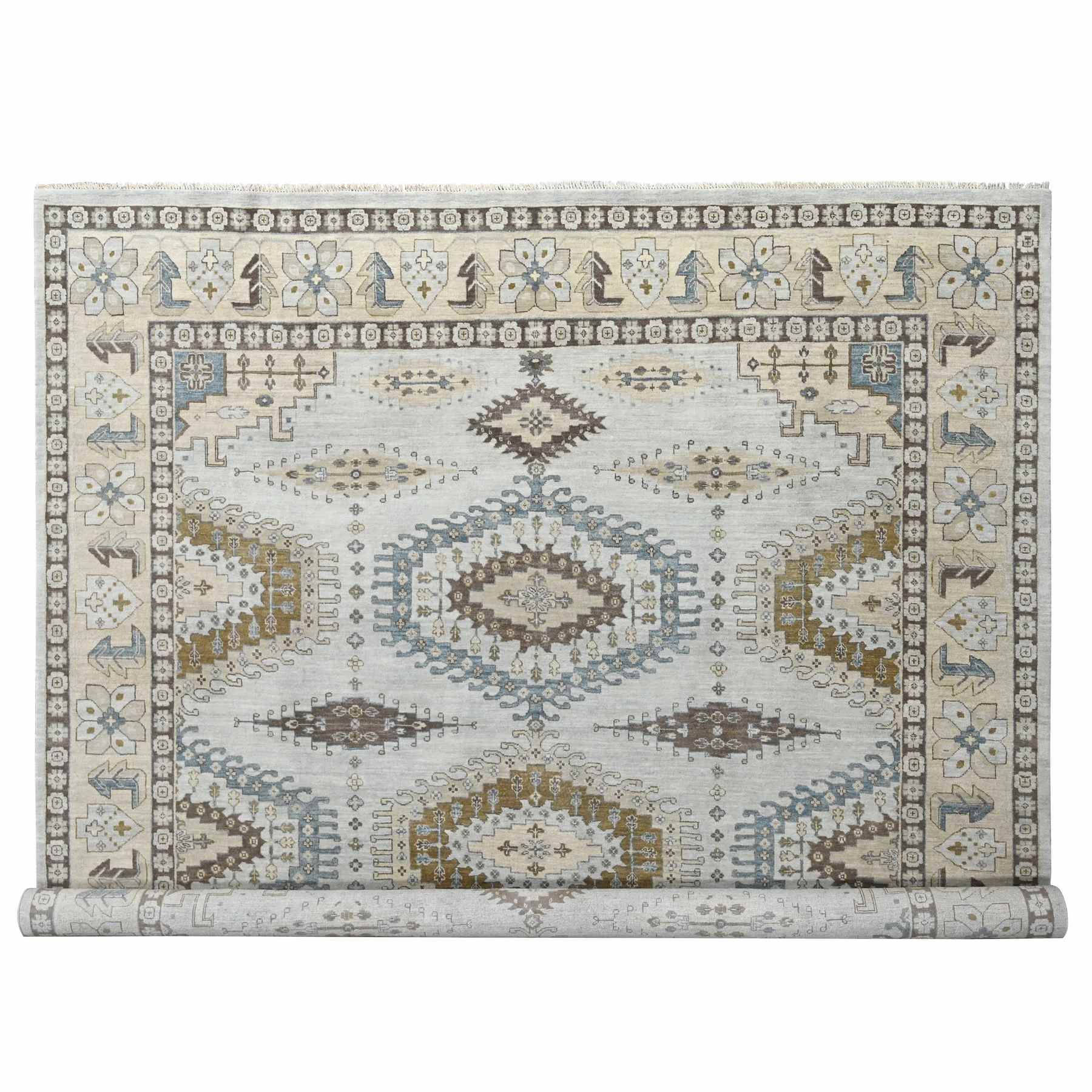 Tribal-Geometric-Hand-Knotted-Rug-424160