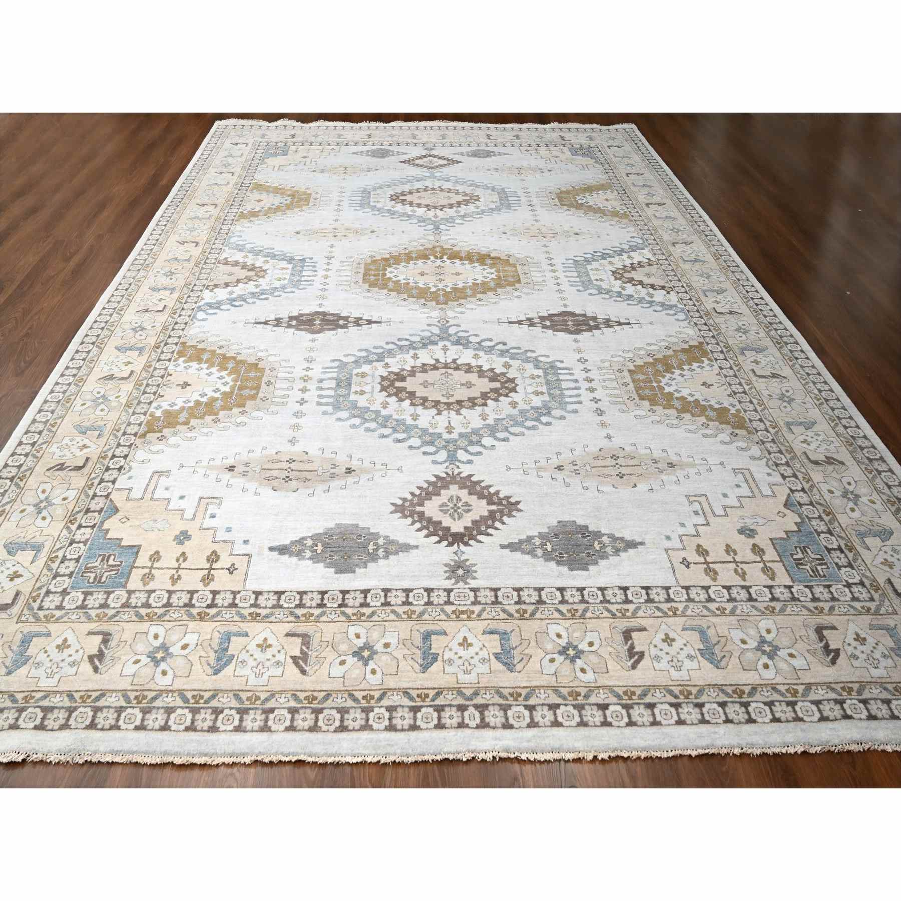 Tribal-Geometric-Hand-Knotted-Rug-424220