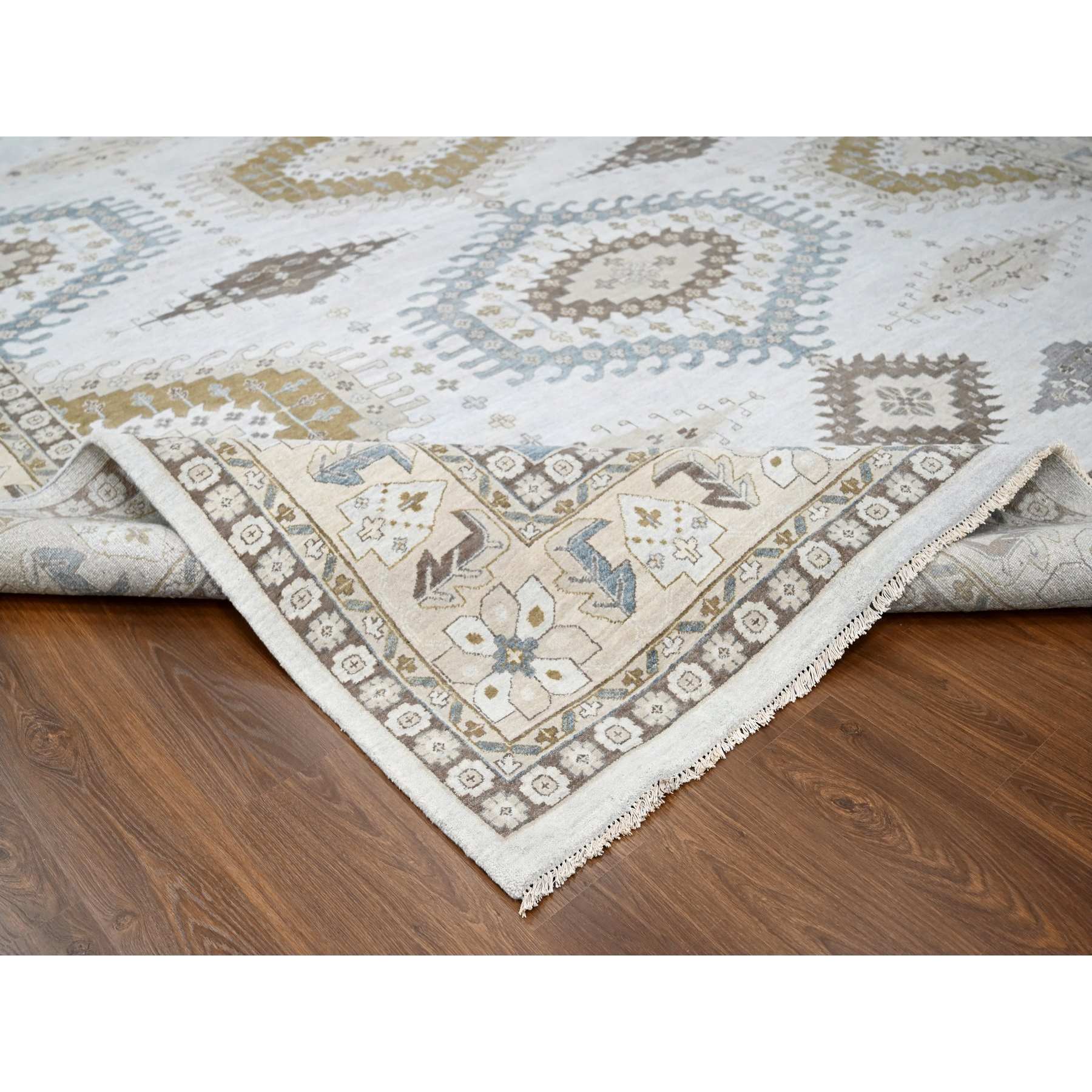 Tribal-Geometric-Hand-Knotted-Rug-424220
