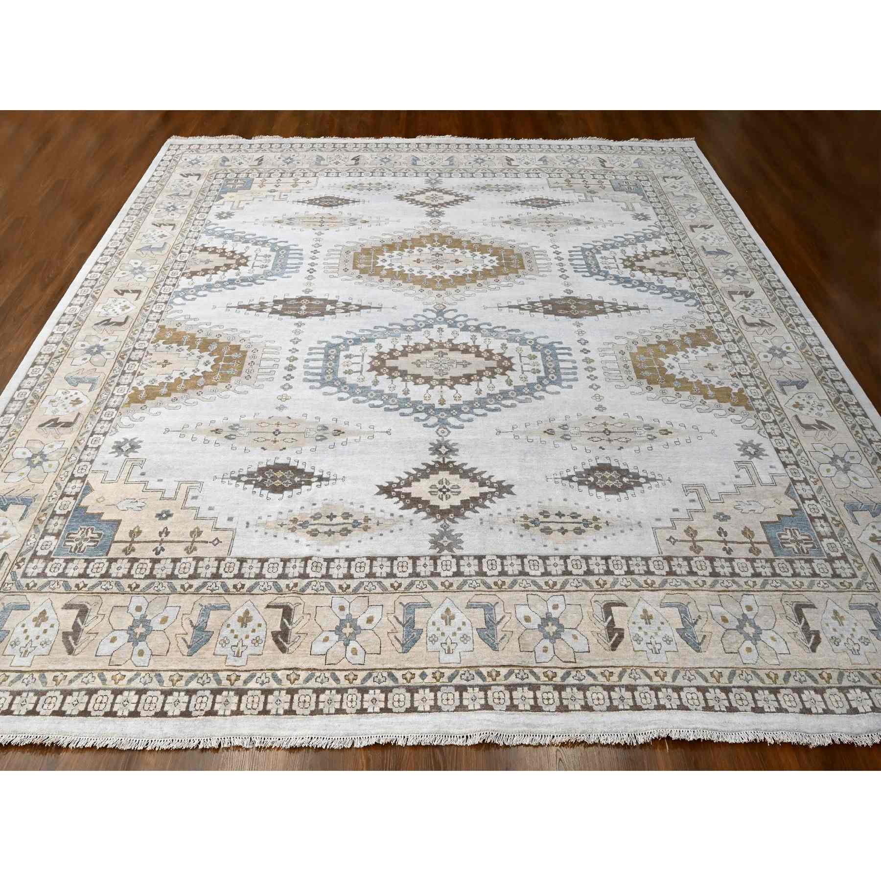 Tribal-Geometric-Hand-Knotted-Rug-424300