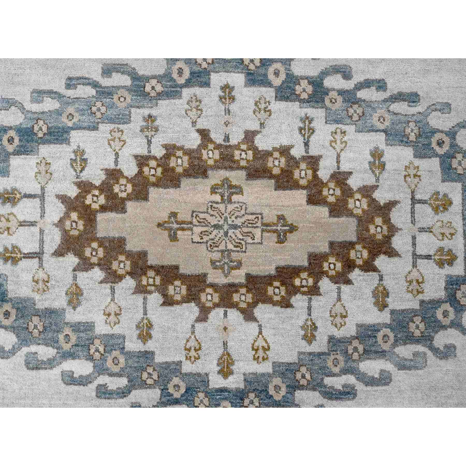 Tribal-Geometric-Hand-Knotted-Rug-424300