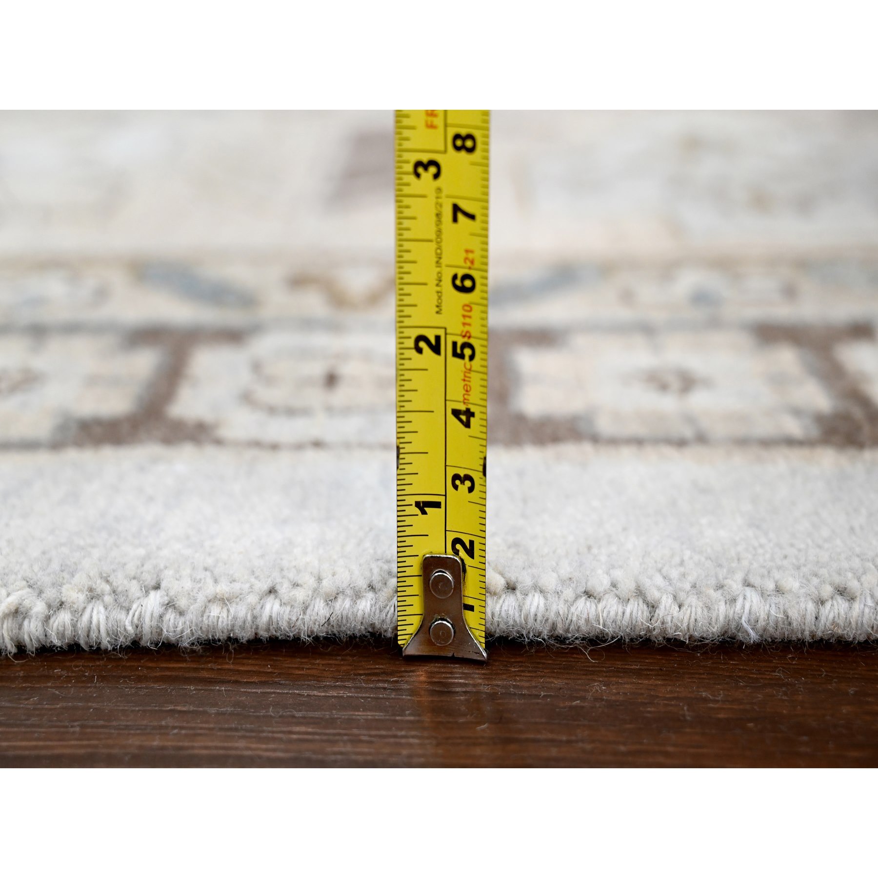 Tribal-Geometric-Hand-Knotted-Rug-424300