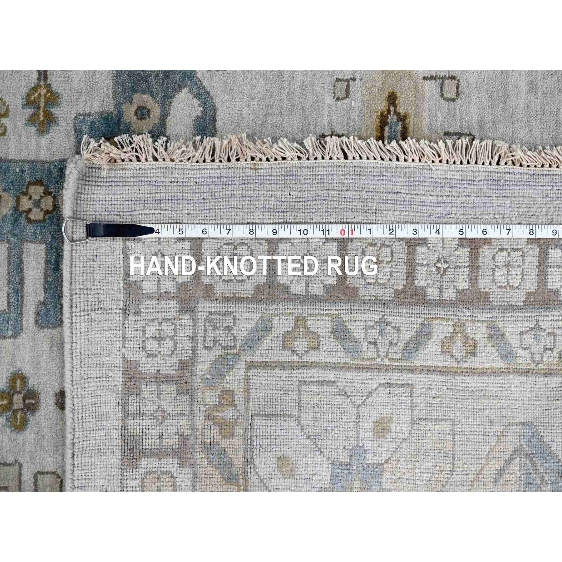 Tribal-Geometric-Hand-Knotted-Rug-424300