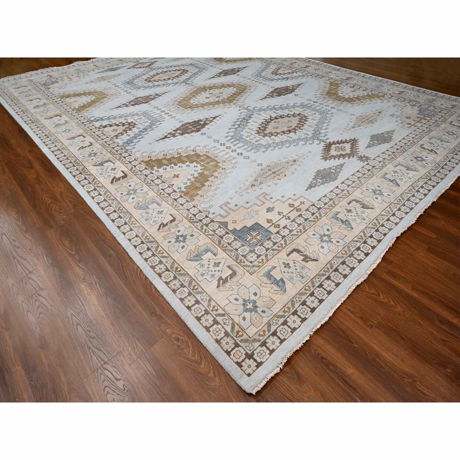 Tribal-Geometric-Hand-Knotted-Rug-424620