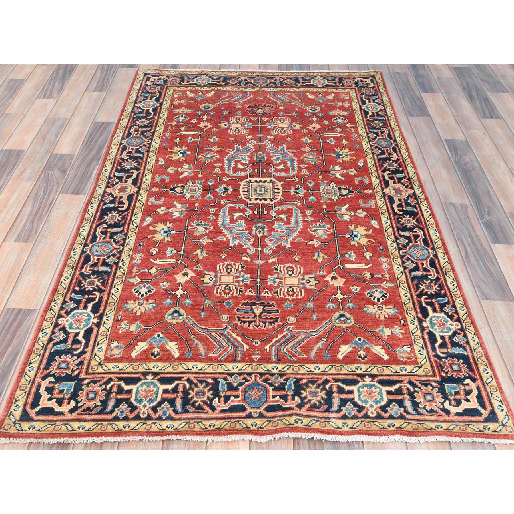 Heriz-Hand-Knotted-Rug-425040