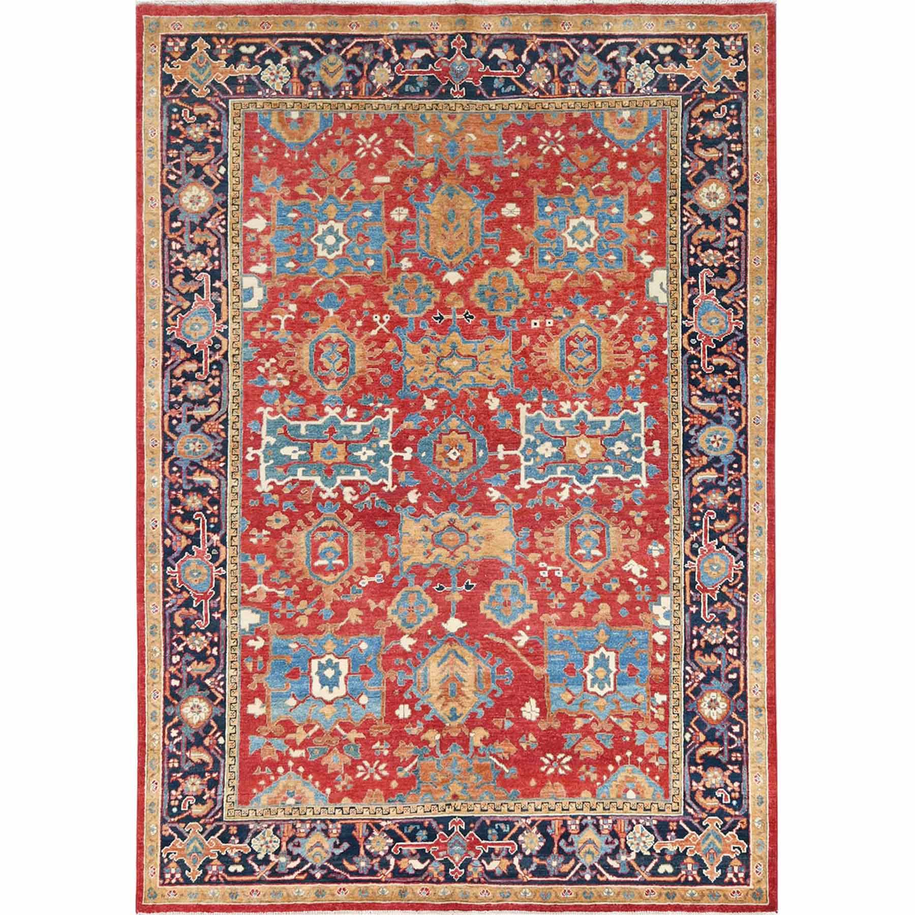 Heriz-Hand-Knotted-Rug-425105