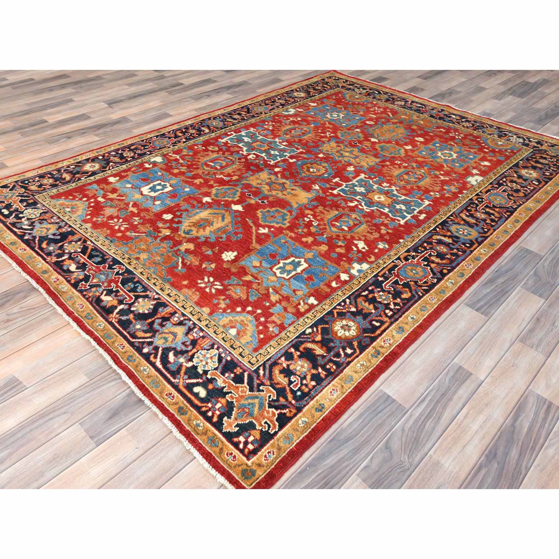 Heriz-Hand-Knotted-Rug-425105