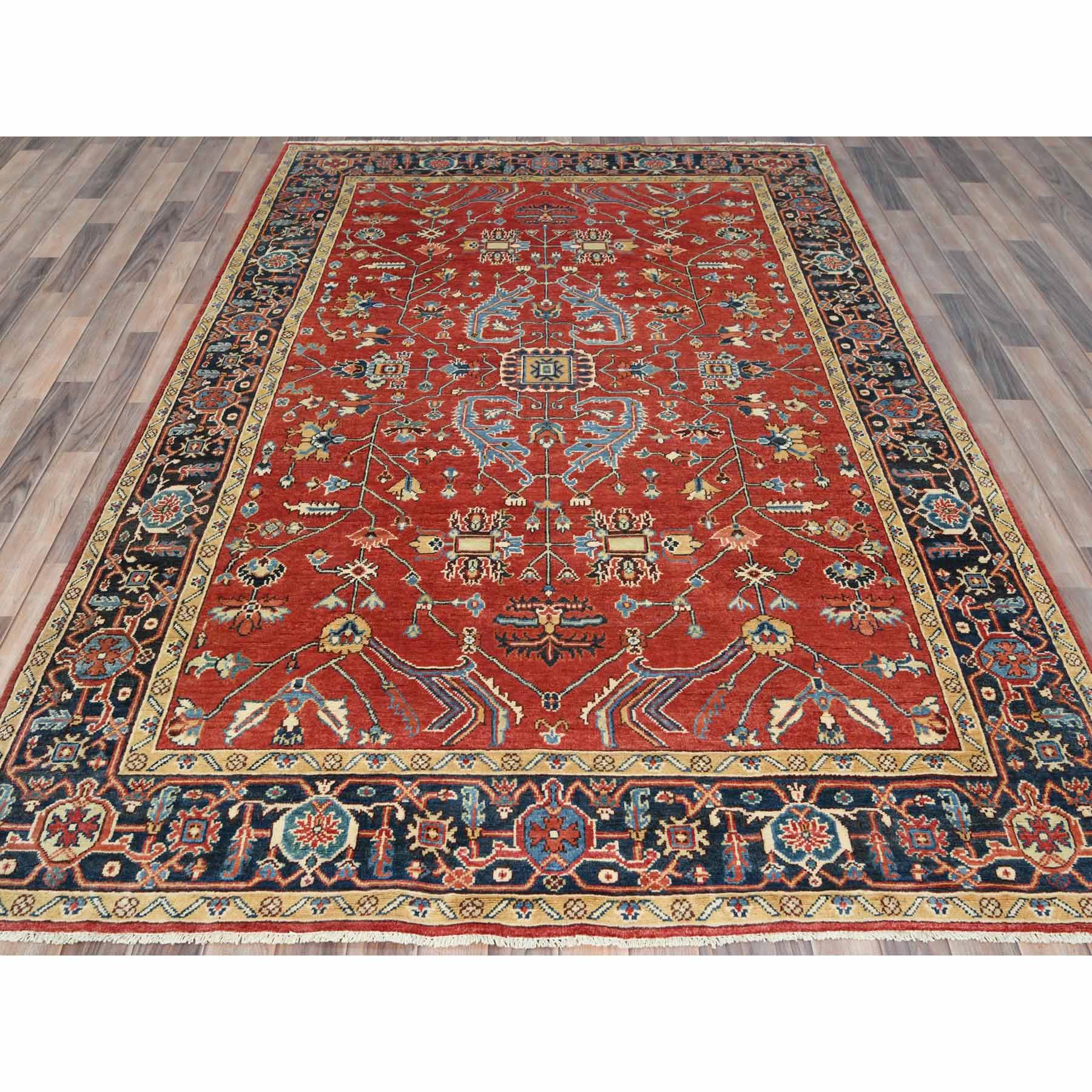 Heriz-Hand-Knotted-Rug-425110