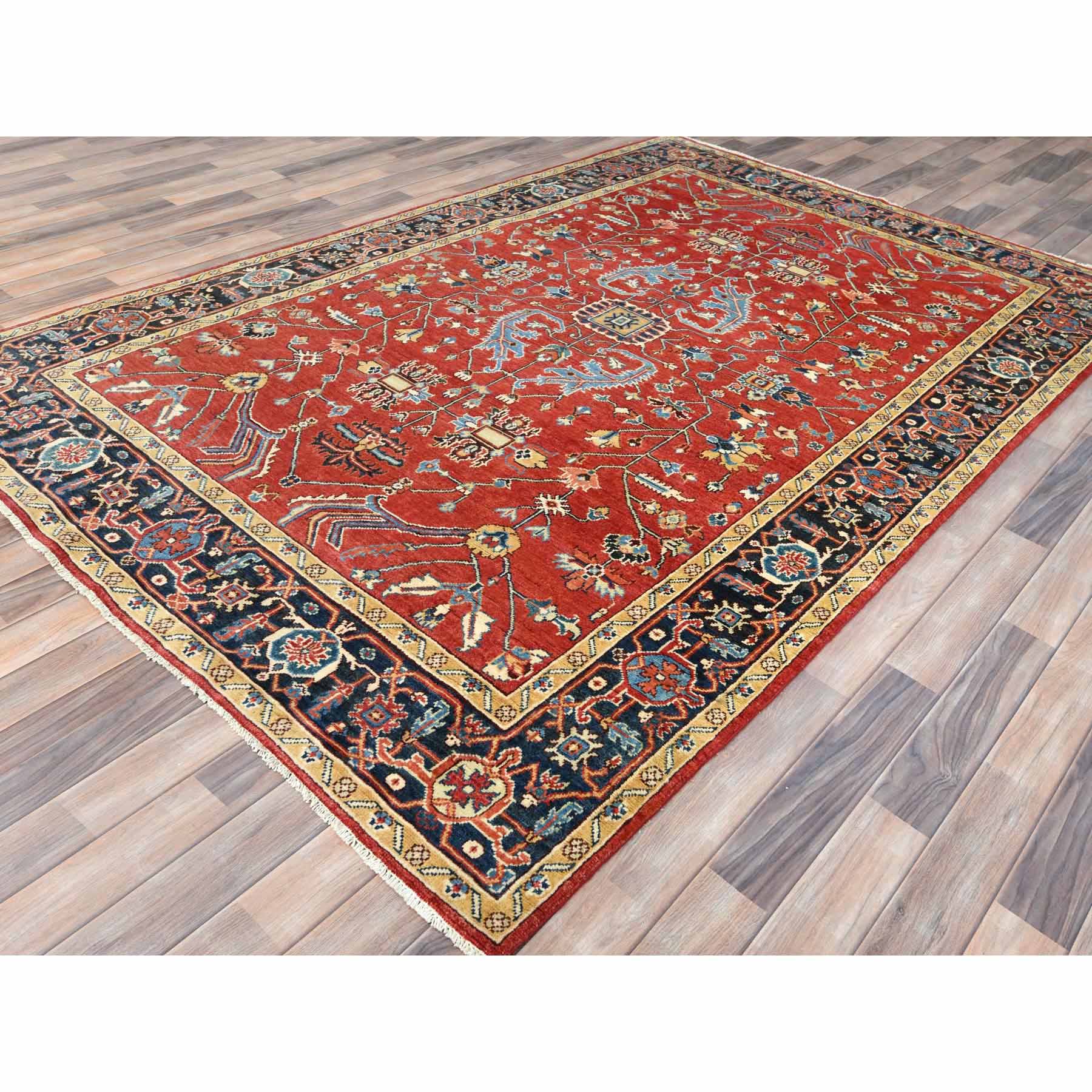 Heriz-Hand-Knotted-Rug-425110