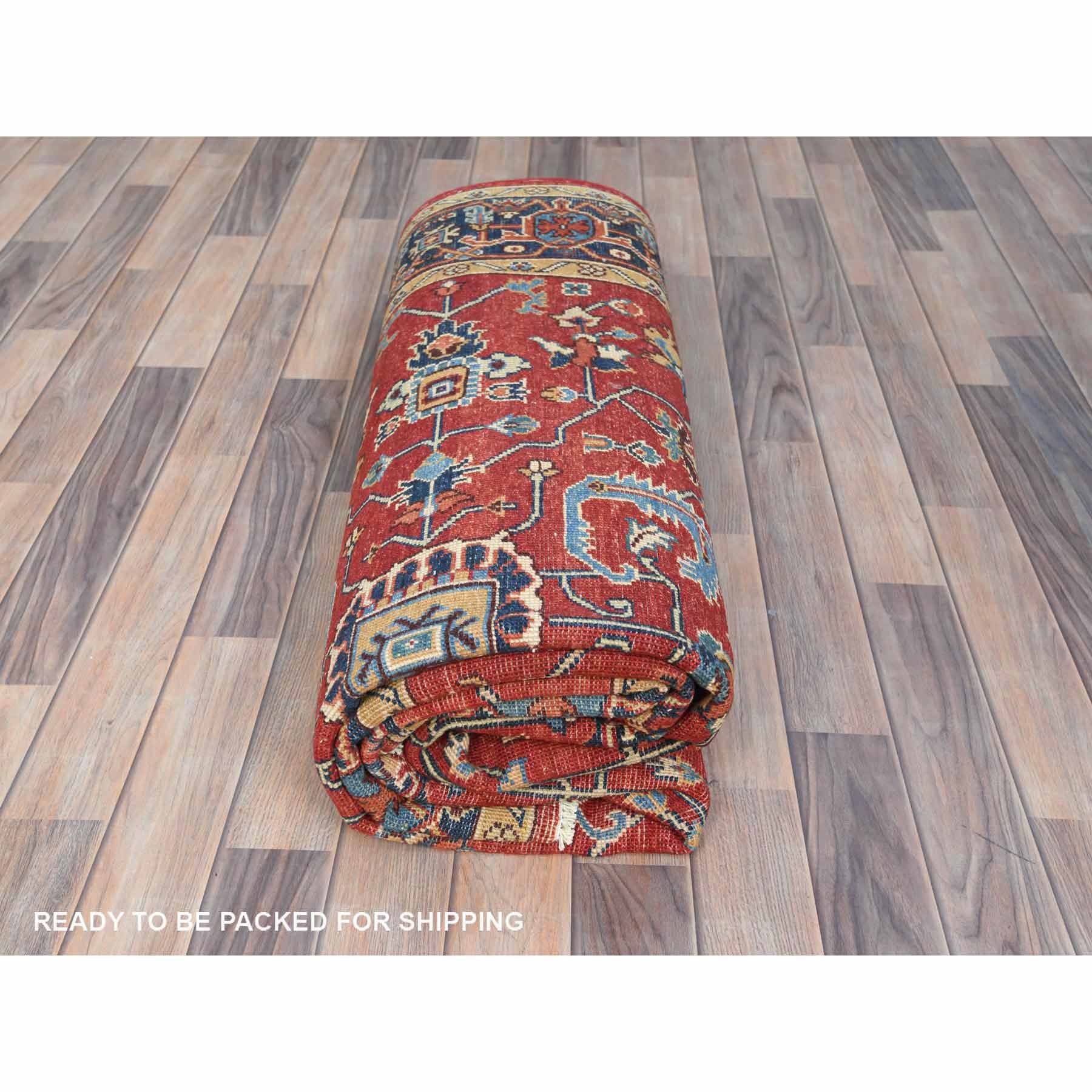 Heriz-Hand-Knotted-Rug-425110