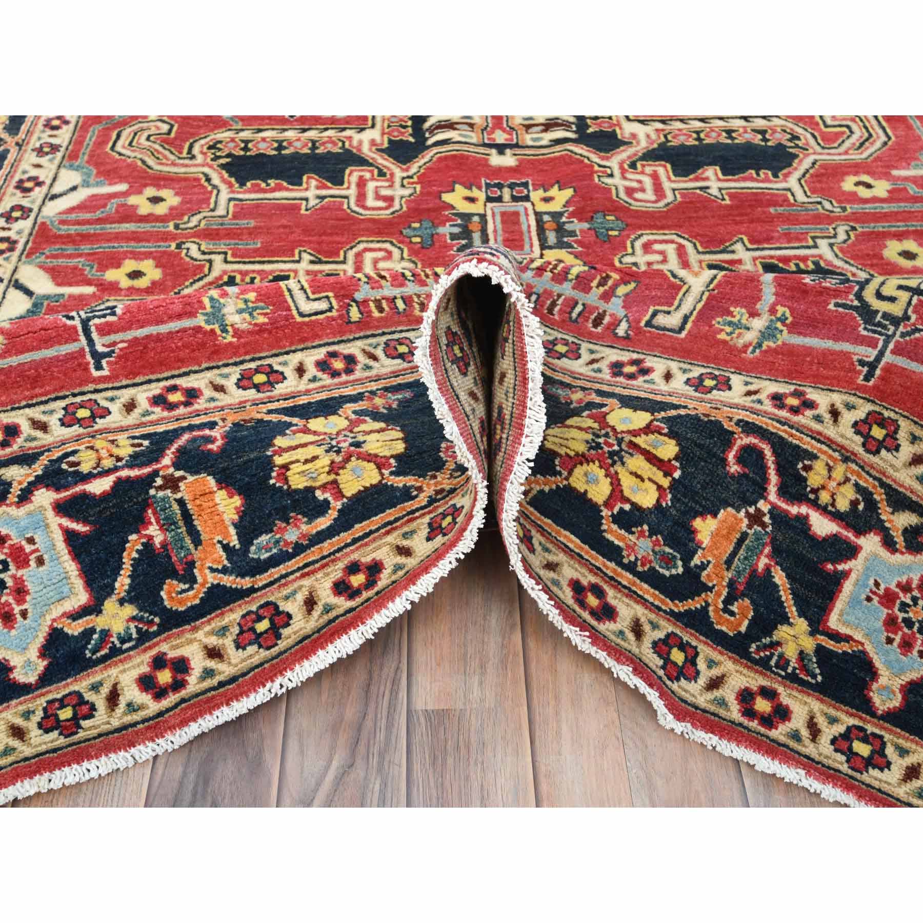 Heriz-Hand-Knotted-Rug-425115