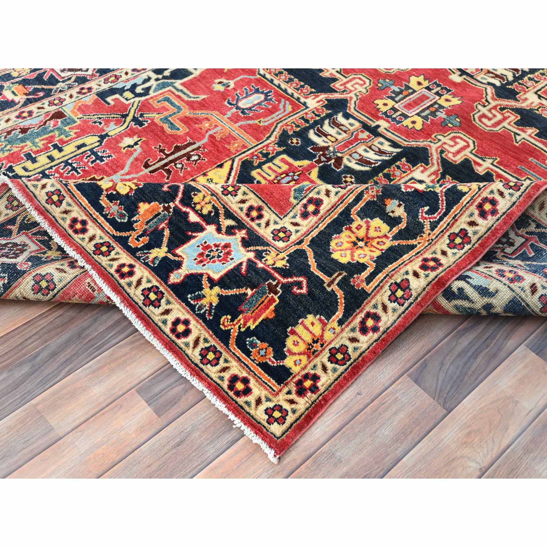 Heriz-Hand-Knotted-Rug-425115