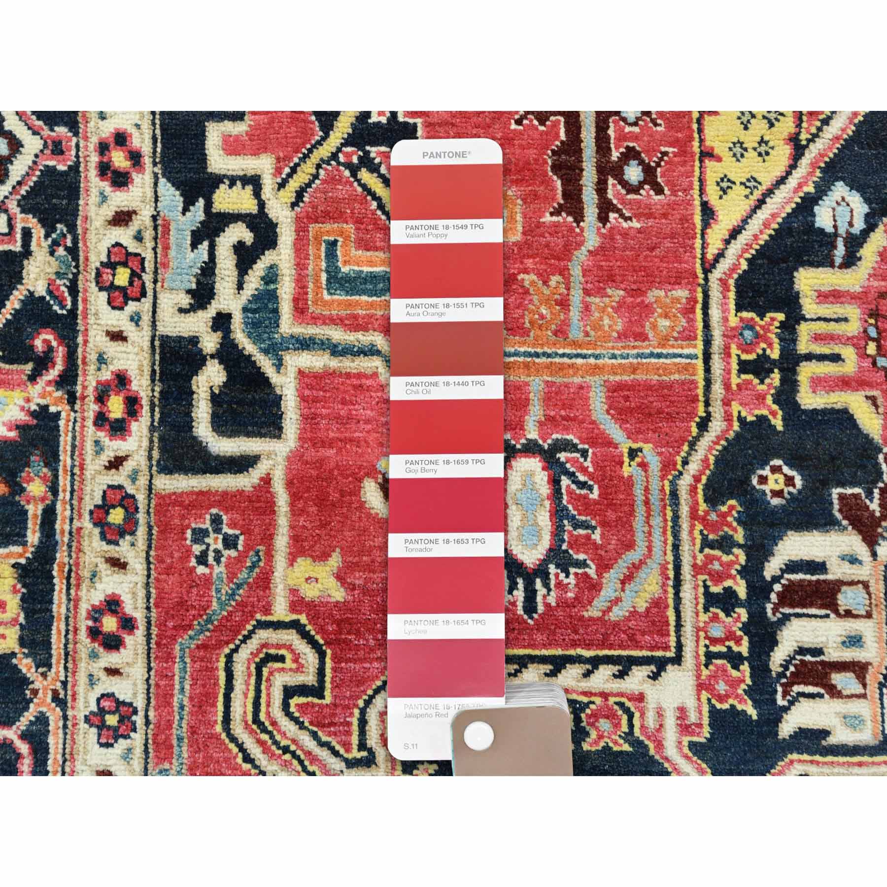 Heriz-Hand-Knotted-Rug-425115