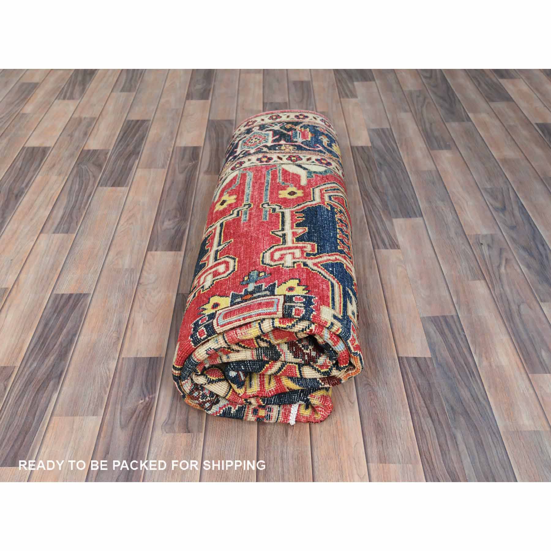 Heriz-Hand-Knotted-Rug-425115