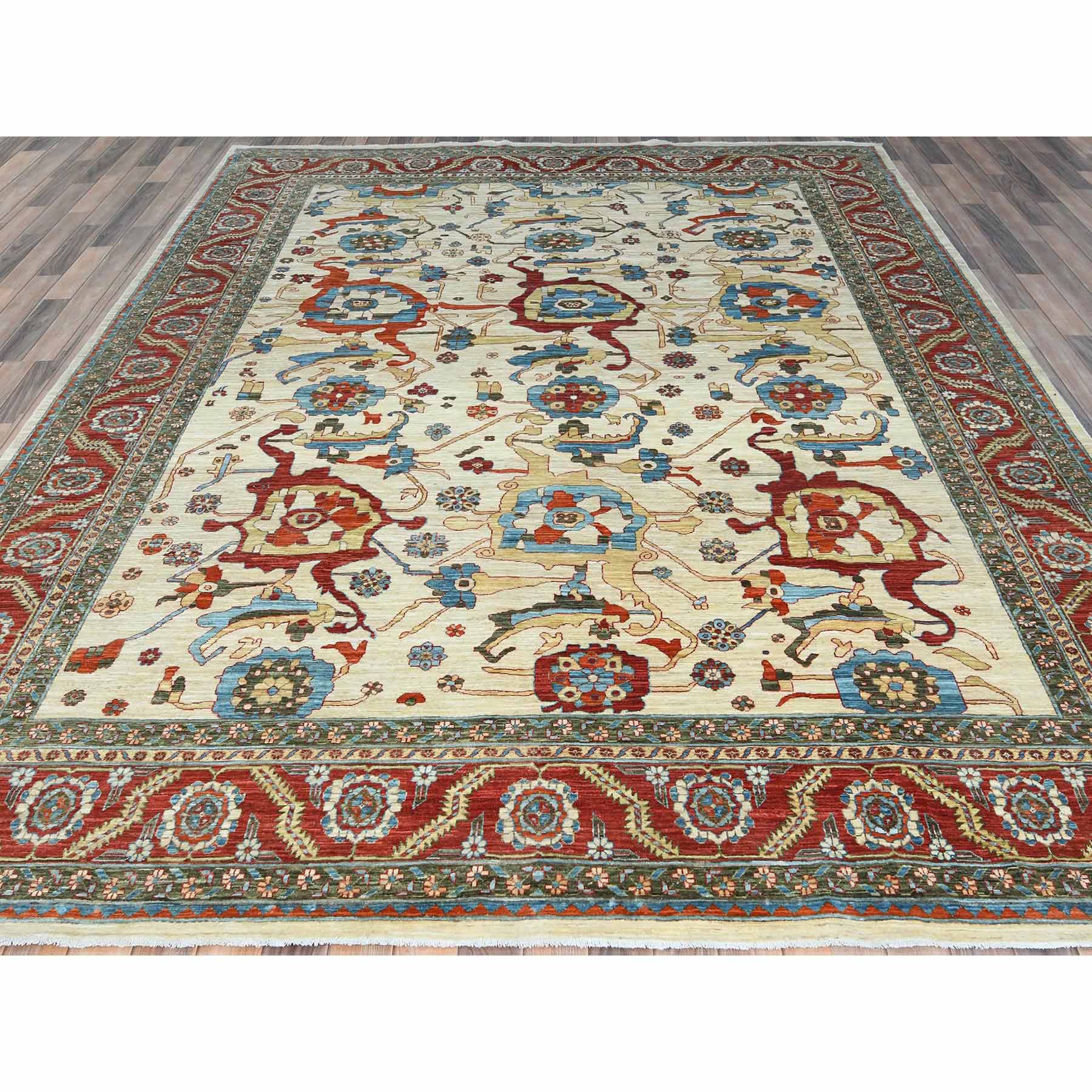Heriz-Hand-Knotted-Rug-425165
