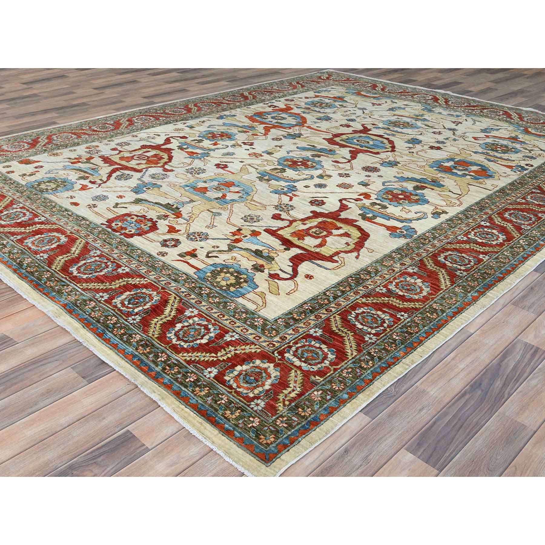 Heriz-Hand-Knotted-Rug-425165