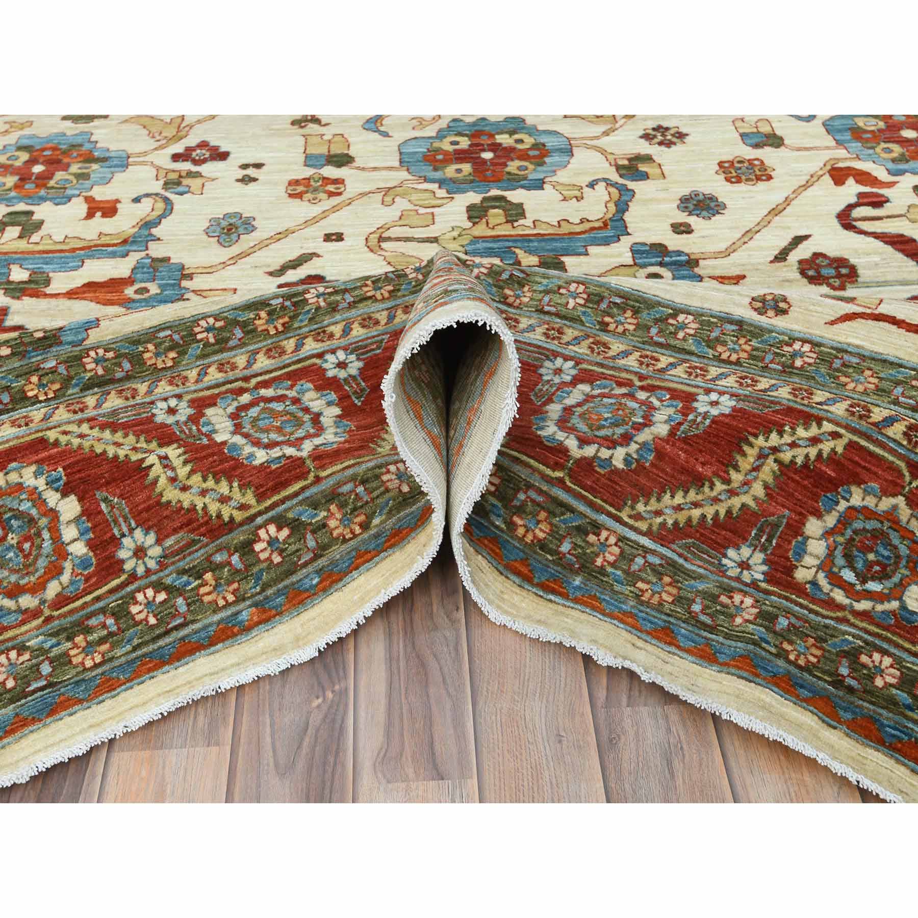 Heriz-Hand-Knotted-Rug-425165