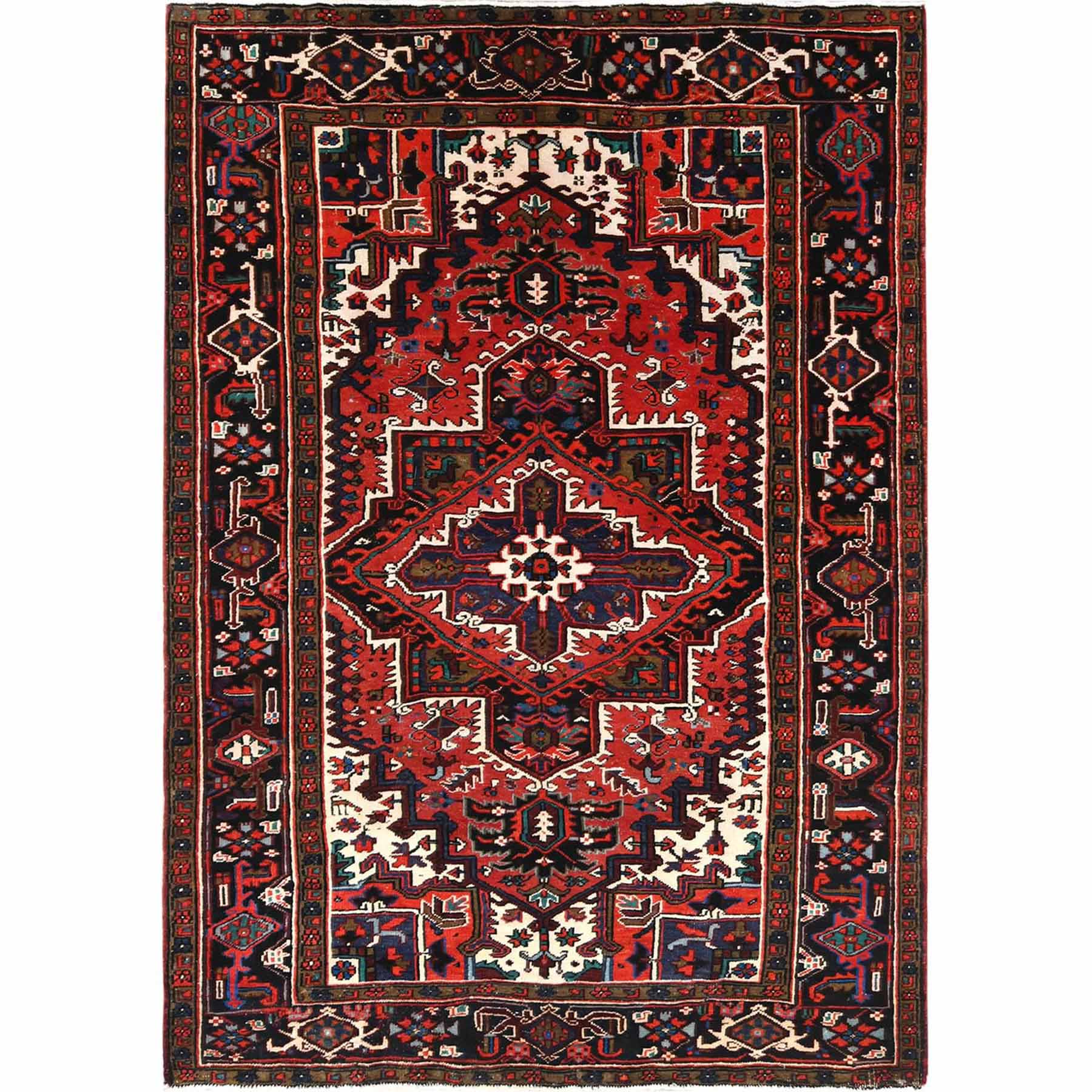 Heriz-Hand-Knotted-Rug-426185