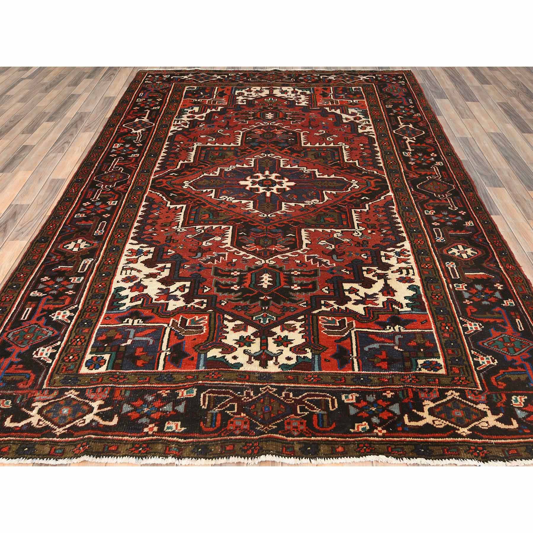 Heriz-Hand-Knotted-Rug-426185