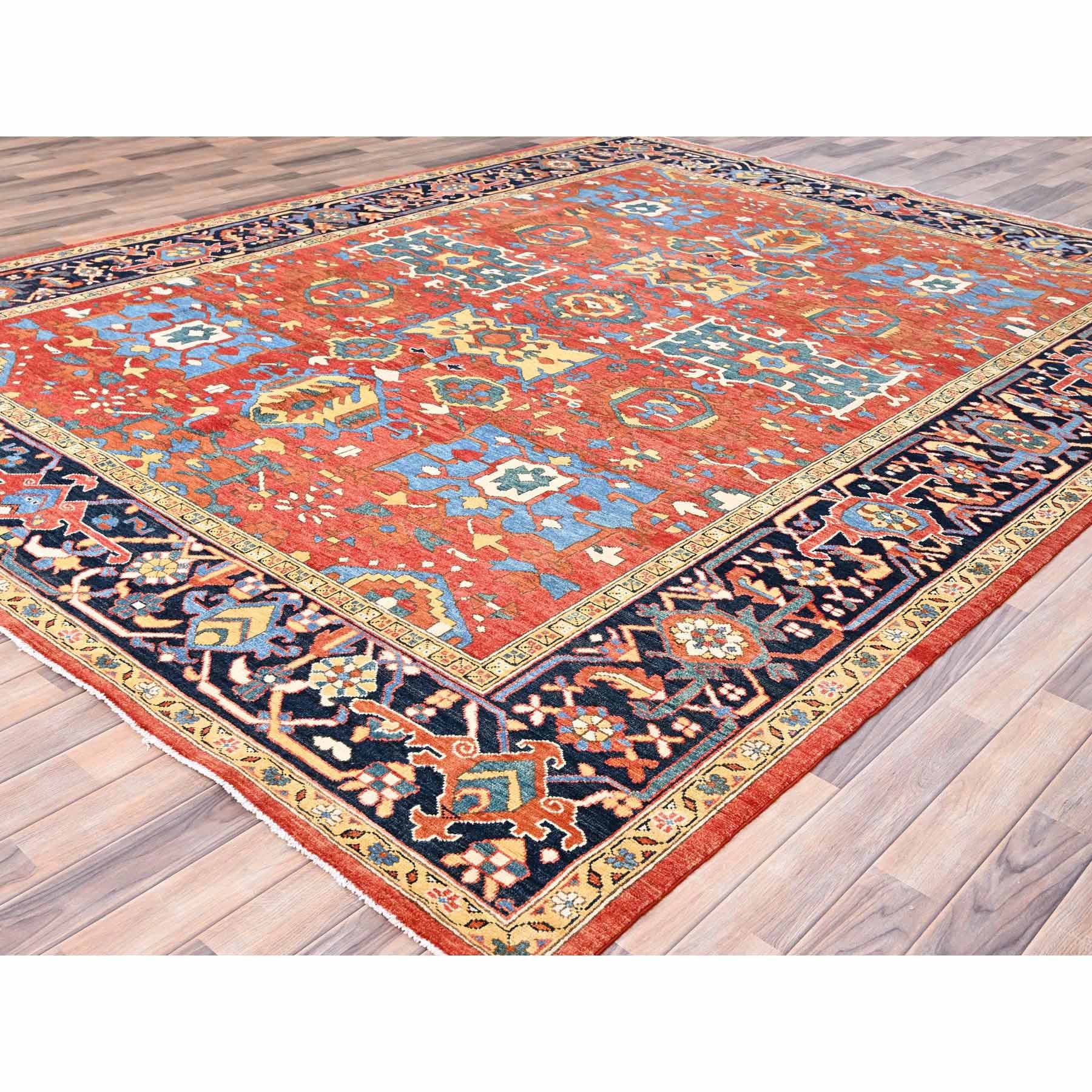 Heriz-Hand-Knotted-Rug-427180