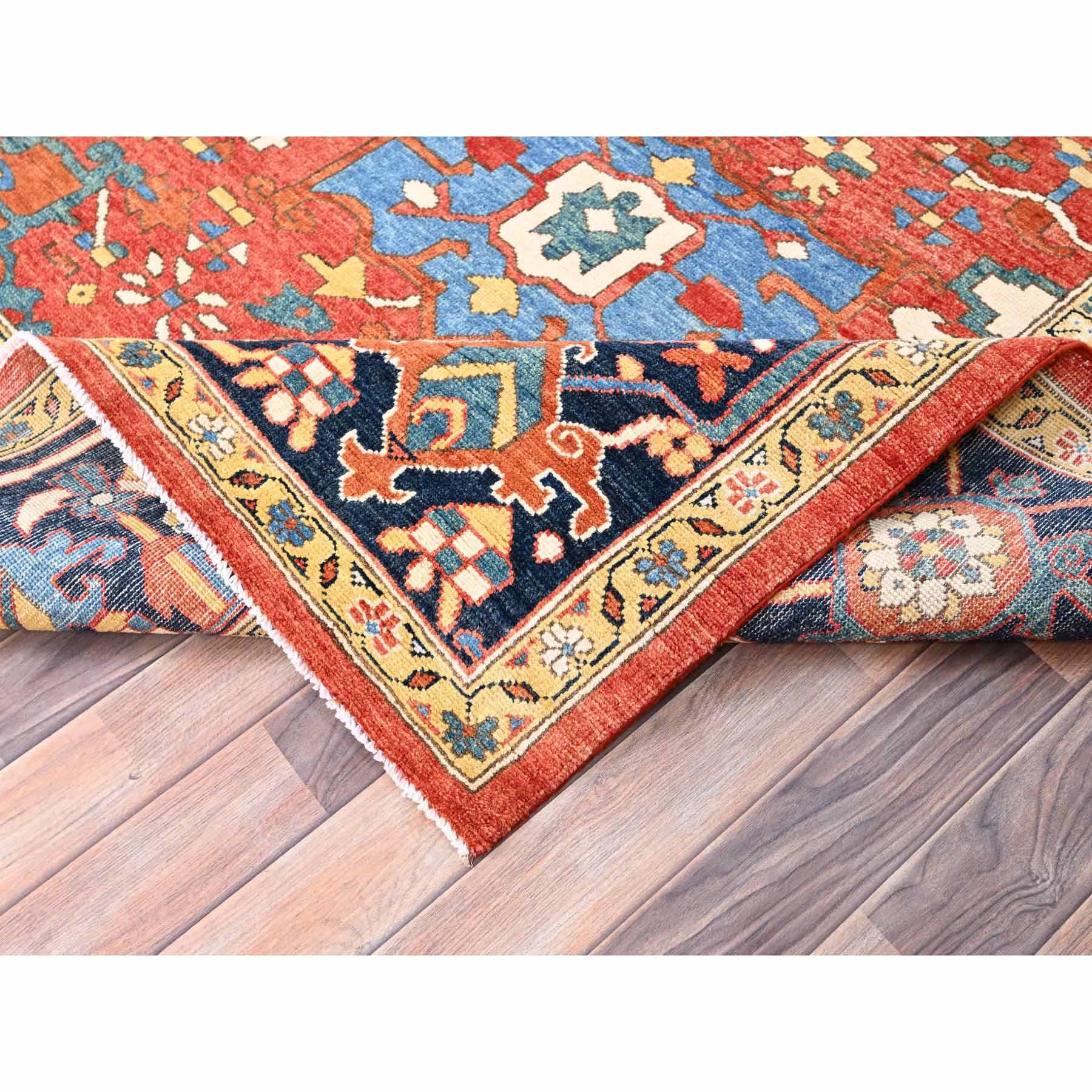 Heriz-Hand-Knotted-Rug-427180