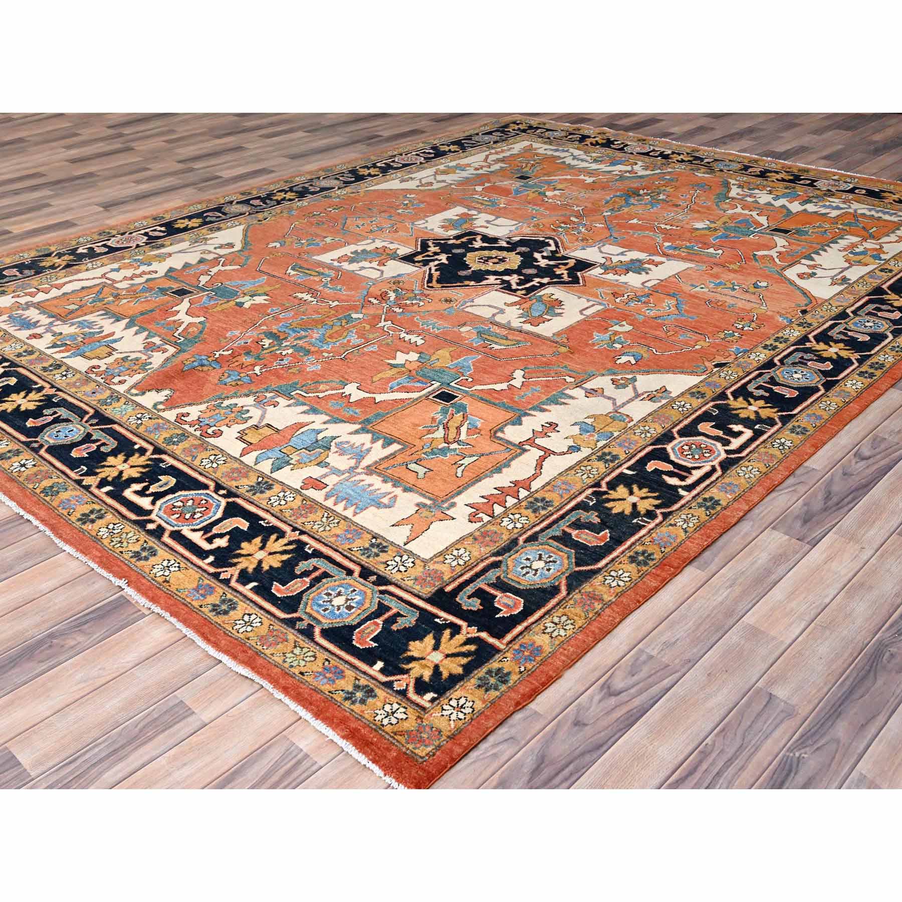 Heriz-Hand-Knotted-Rug-427270